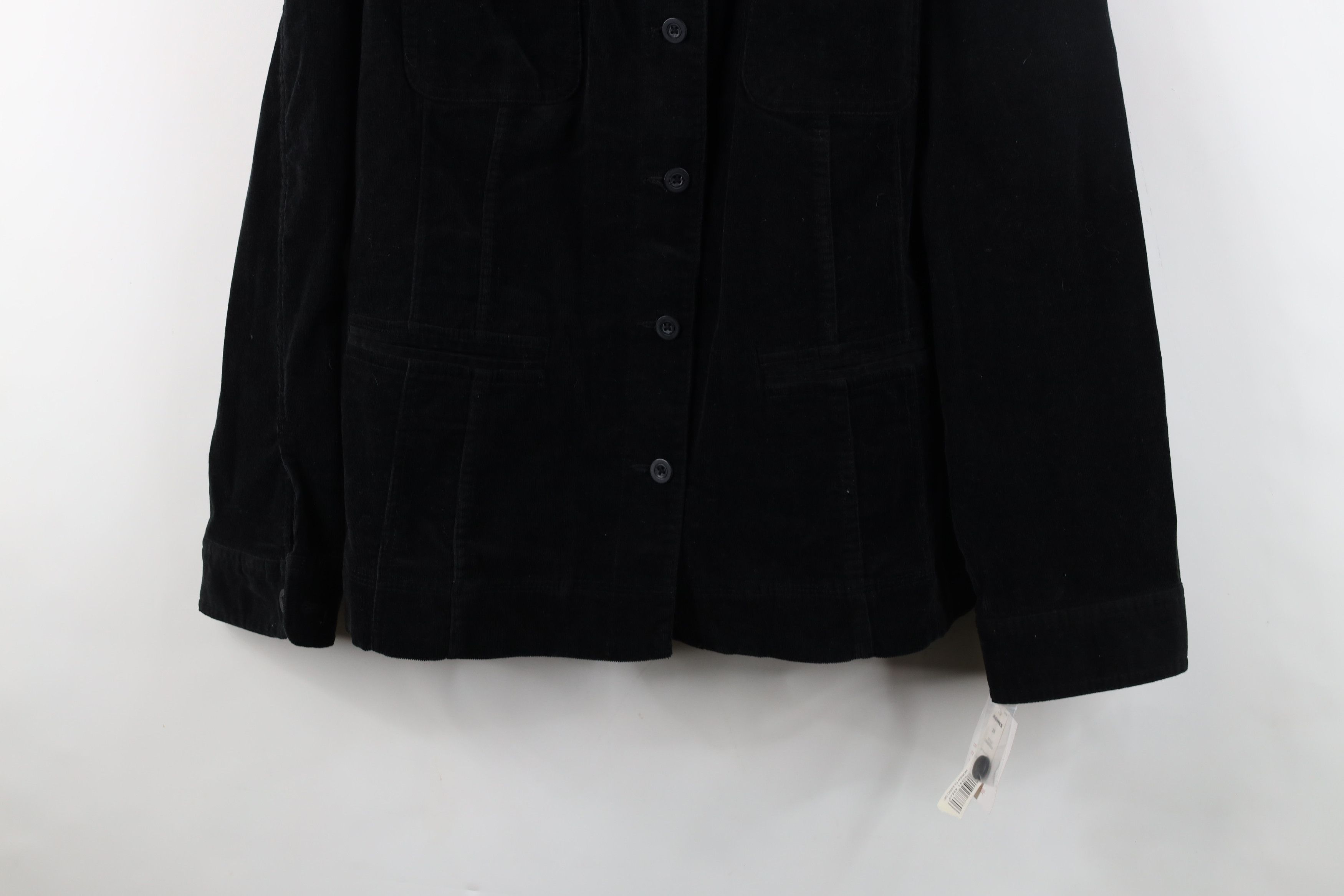 Vintage Deadstock Vintage Y2K Streetwear Button Trucker Jacket Black Size XXL / US 16-18 / IT 52-54 - 3 Thumbnail