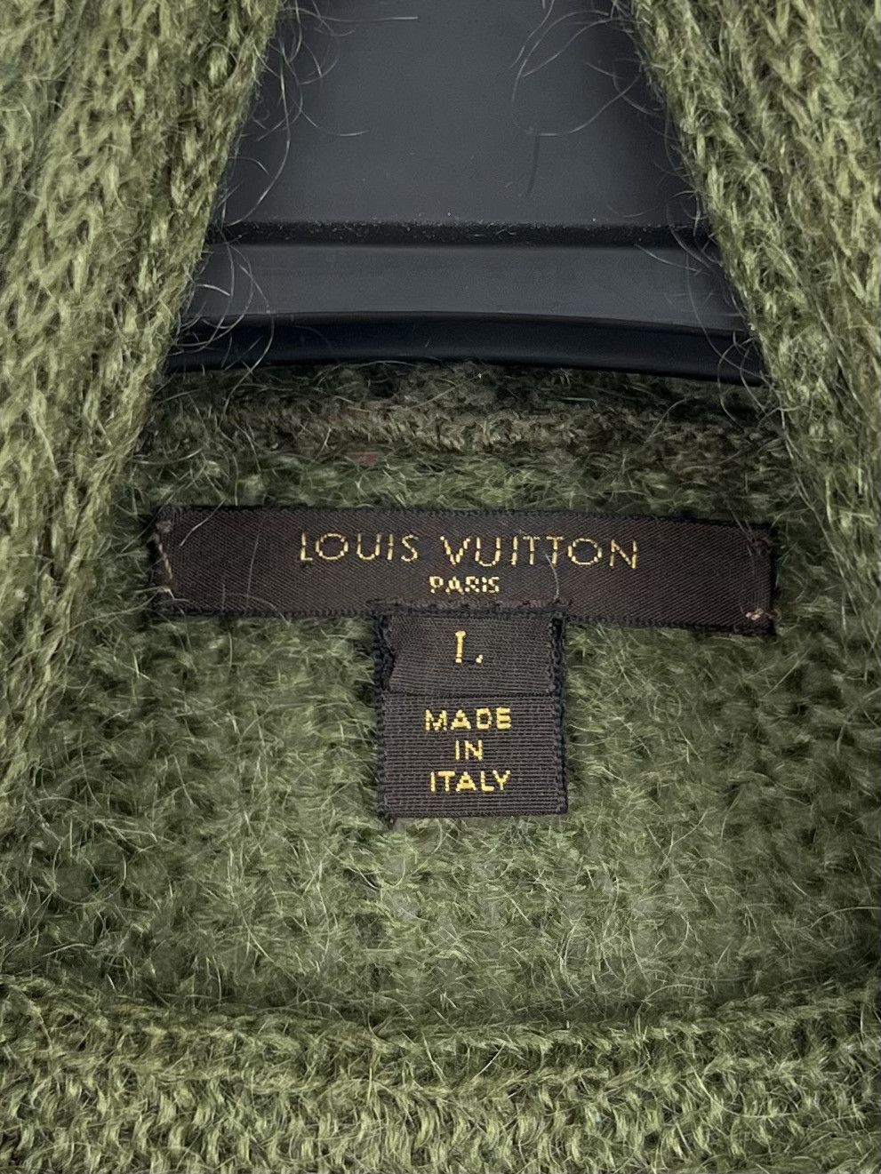 Louis Vuitton LOUIS VUITTON Sweater Turtleneck Mohair Knit Lady Big Logo Size L / US 10 / IT 46 - 10 Thumbnail