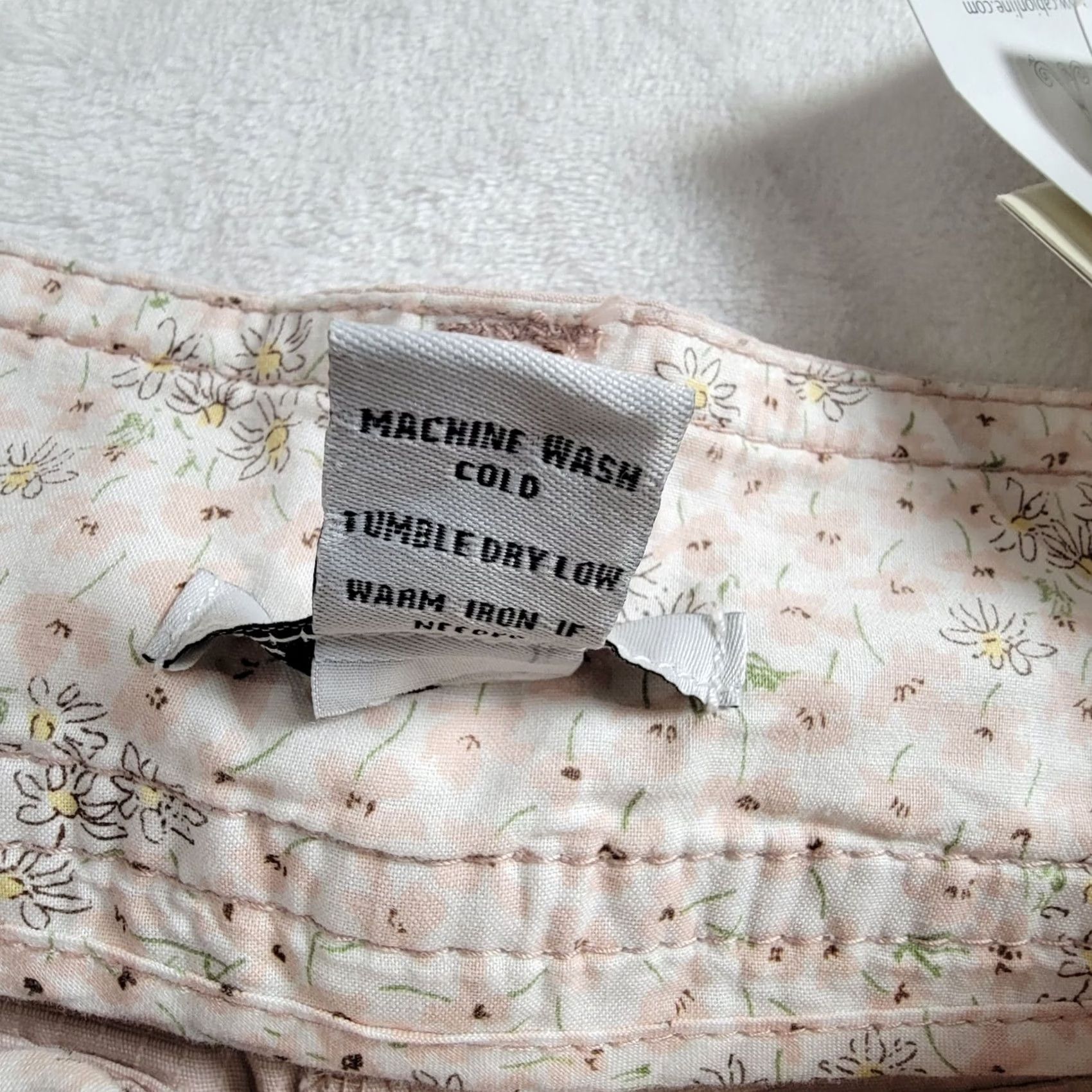 Vintage CAbi Womens Mid-Rise Cotton Cropped Cargo Pants 10 Beige Casual Size 32" / US 10 / IT 46 - 4 Thumbnail