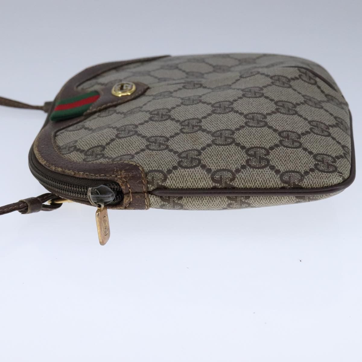 Gucci GUCCI GG Supreme Web Sherry Line Shoulder Bag Pvc Leather Size ONE SIZE - 4 Thumbnail