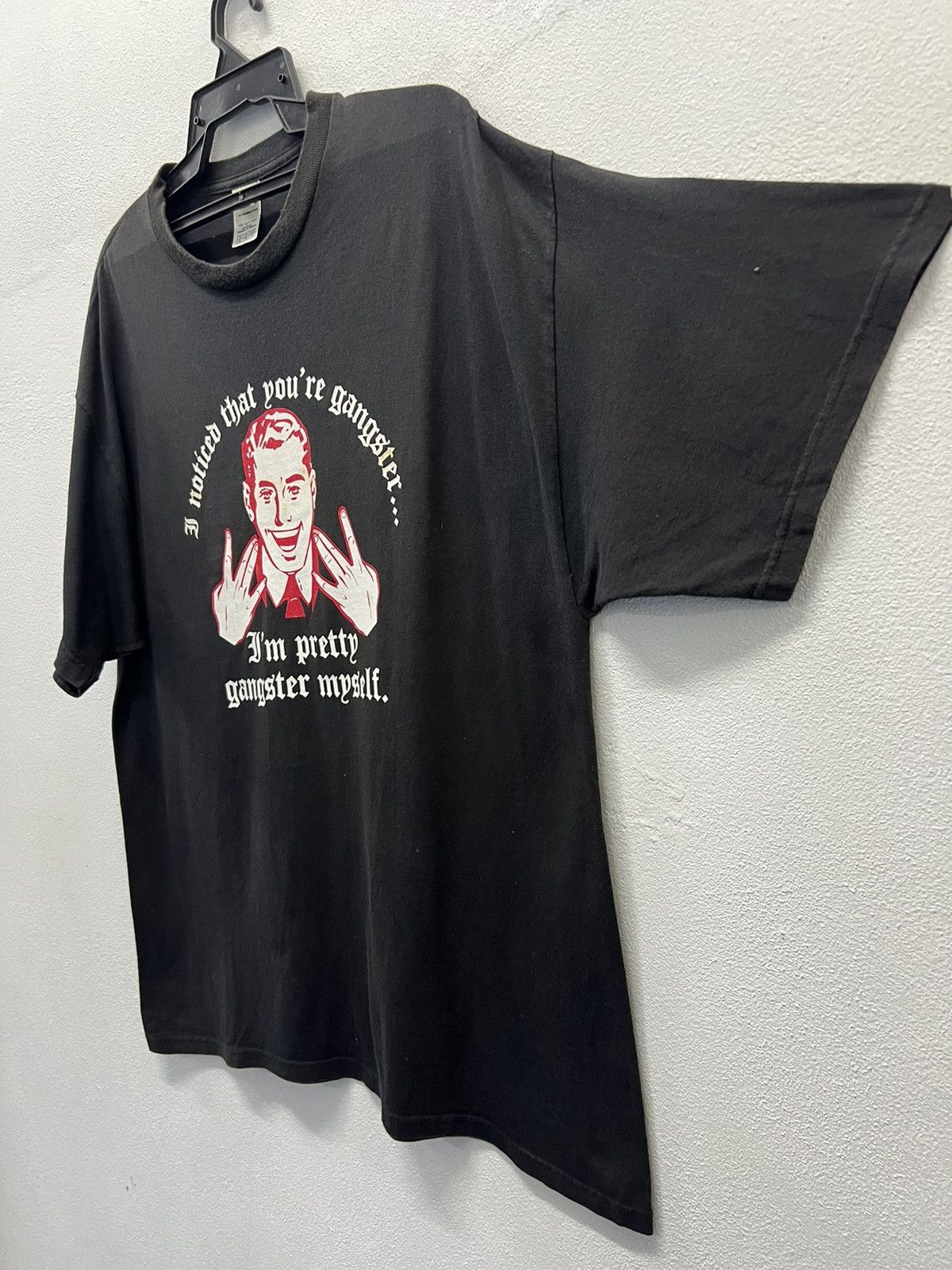 Delta × Vintage Vintage Westside Gangster Funny Humor Cartoon 2007 T-Shirt Size US XL / EU 56 / 4 - 4 Thumbnail