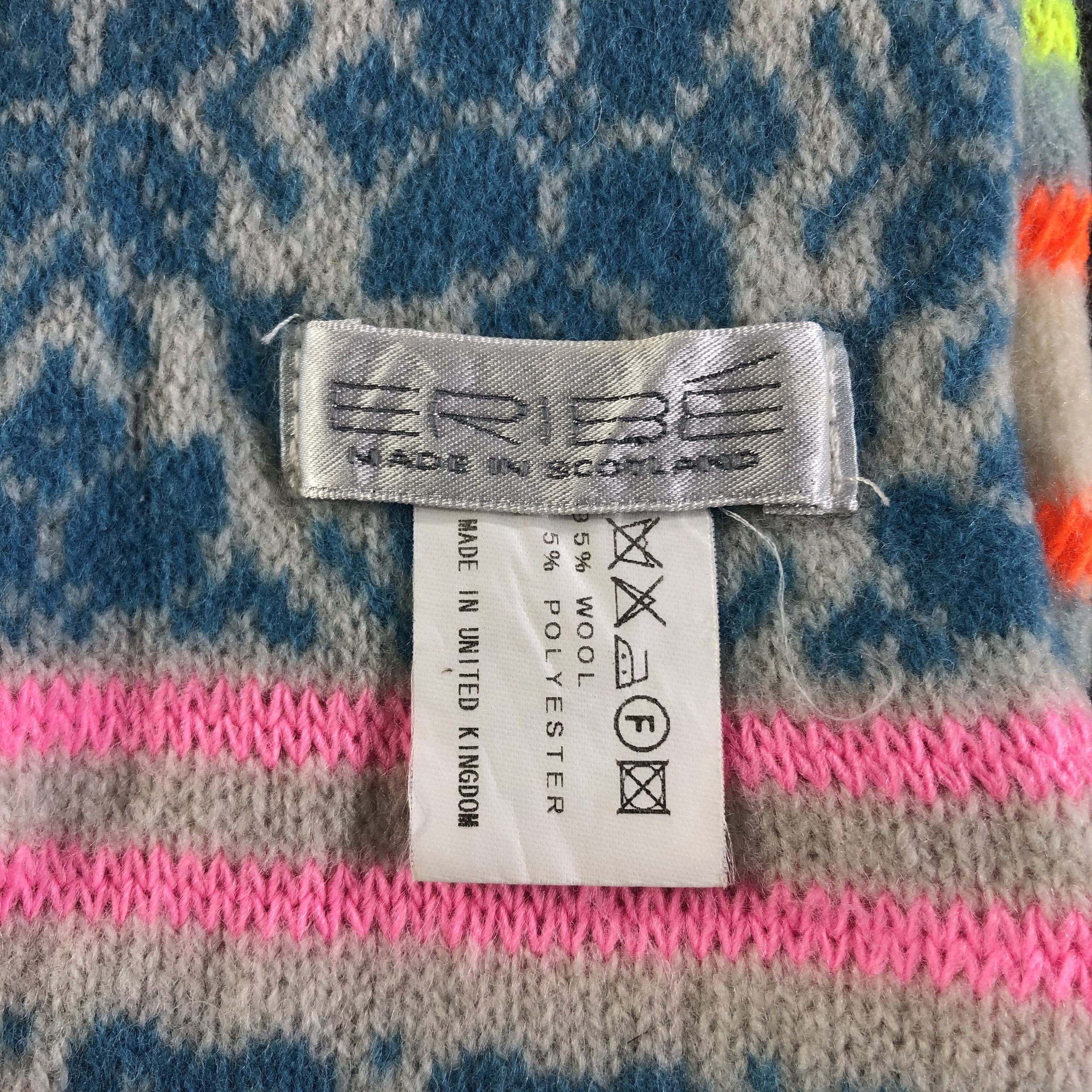 Vintage ERIBE Scarf / Muffler / Neckwear P078 Size ONE SIZE - 5 Thumbnail