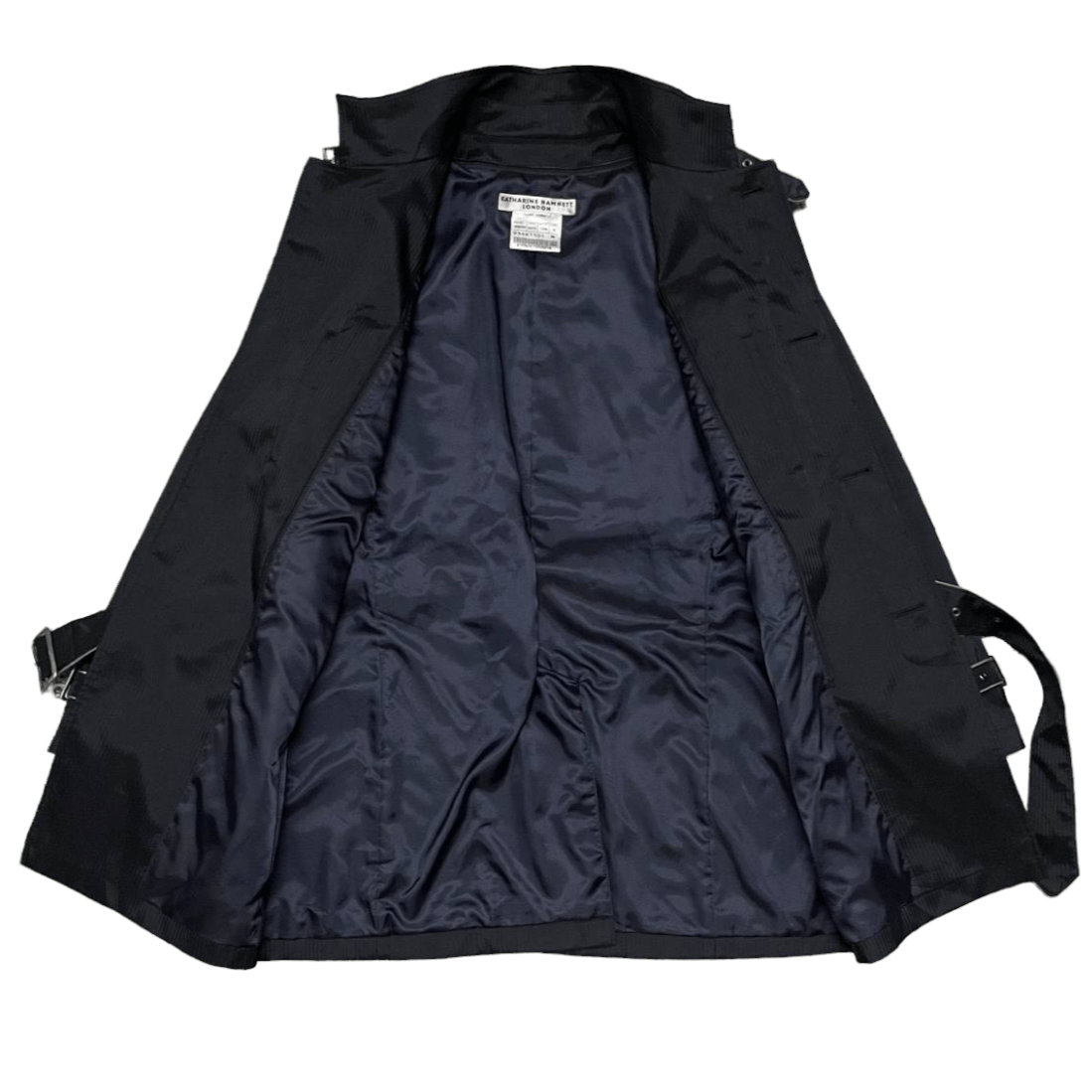 Japanese Brand Katharine Hamnett London Coat With Belts Size US M / EU 48-50 / 2 - 7 Thumbnail