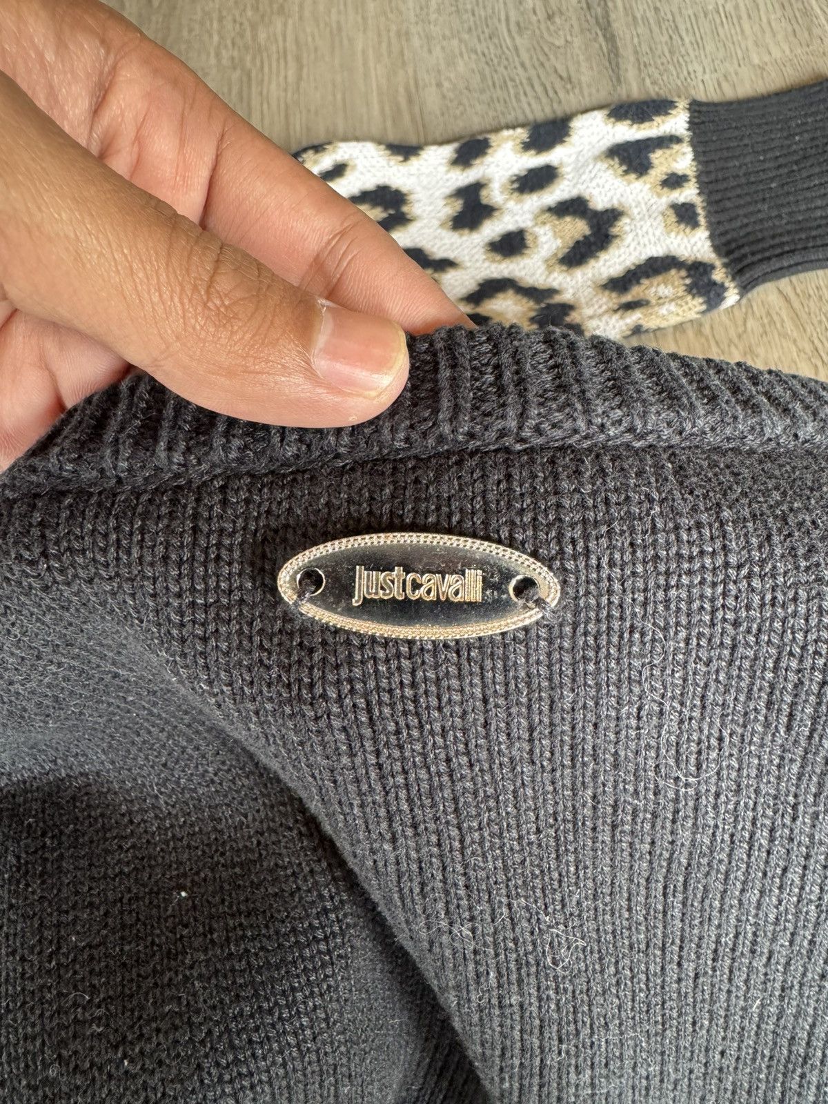 Just Cavalli JUST CAVALLI LEOPARD MOTIF KNITWEAR Size US M / EU 48-50 / 2 - 6 Thumbnail