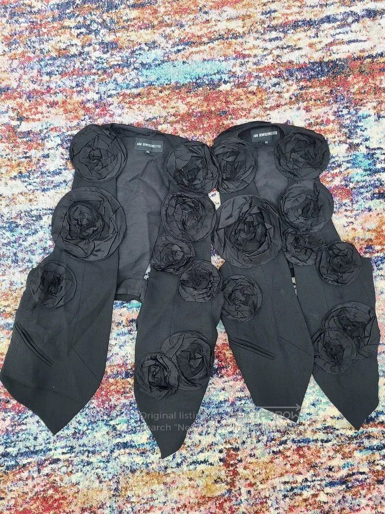 Ann Demeulemeester Ann Demeulemeester Silk Rose Vest. Size US XS / EU 42 / 0 - 1 Thumbnail