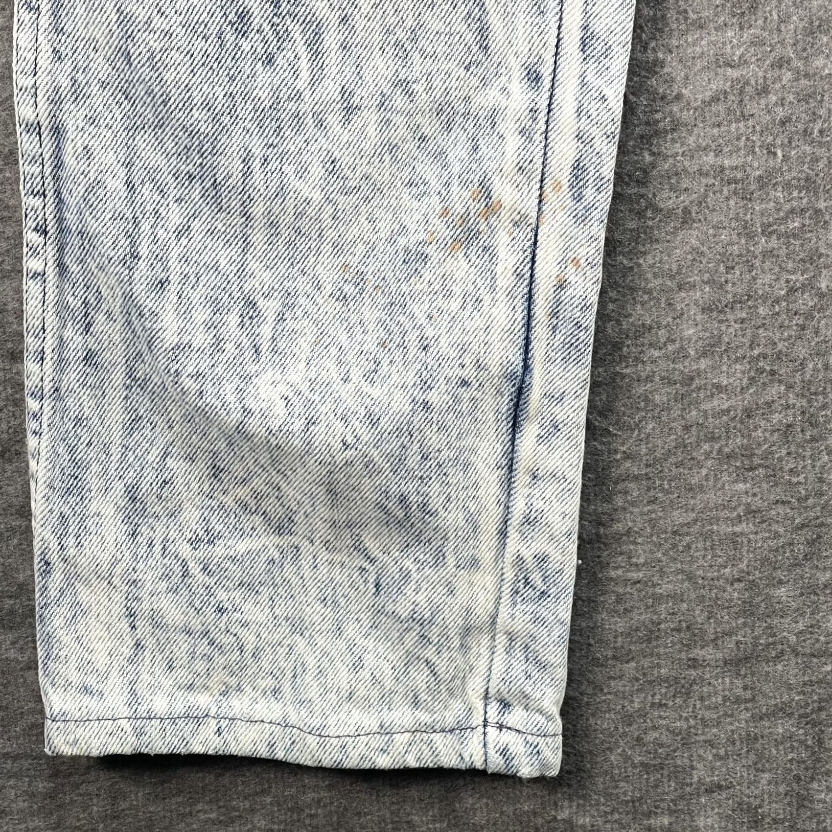 Vintage VINTAGE Bristol Blues Jeans Mens 30x34 Acid Wash Made USA Union Jack Patch 90s Jeans Mens 30 34 Blue Cotton Denim Straight Pocket Union Jack 90s Size US 30 / EU 46 - 6 Thumbnail