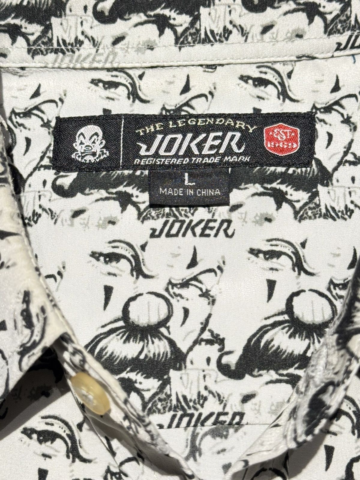 Other Vintage Joker x Mister Cartoon “La Clown Pierrot” AOP Shirt Size US L / EU 52-54 / 3 - 6 Thumbnail