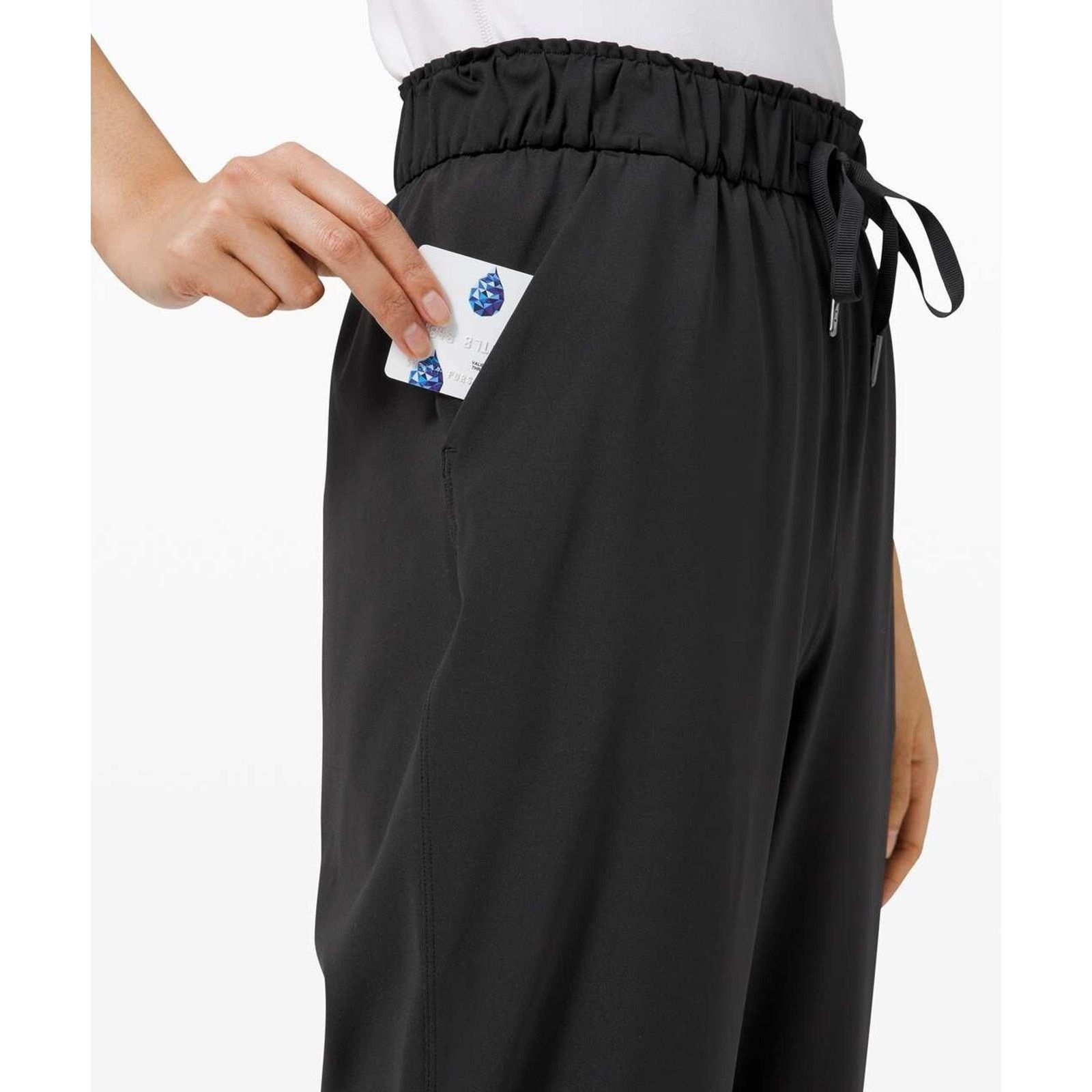Lululemon Lululemon Black Luxtreme High Rise Keep Moving Pants 12 Size 34" / US 12 / IT 48 - 4 Thumbnail