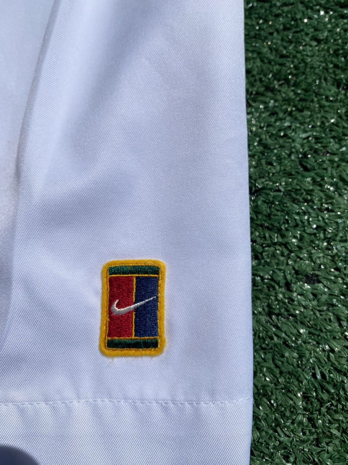 Nike 90’s Nike Tennis Challenge Court Agassi White Shorts Large Size US 36 / EU 52 - 3 Thumbnail