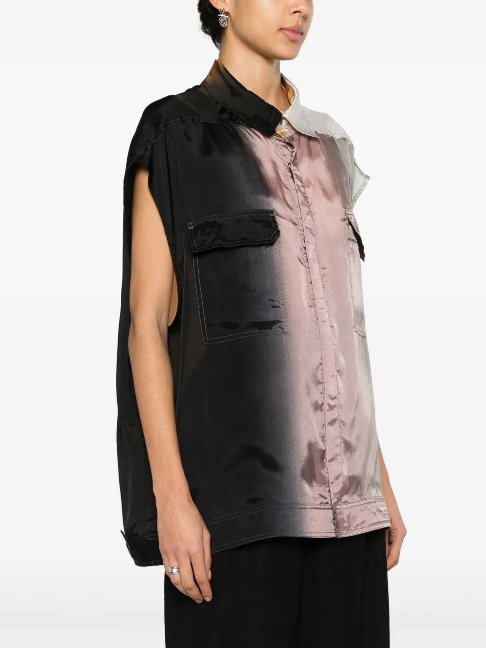 Rick Owens o1y0126 Patterned Shirt in Multicolor Size M / US 6-8 / IT 42-44 - 2 Thumbnail