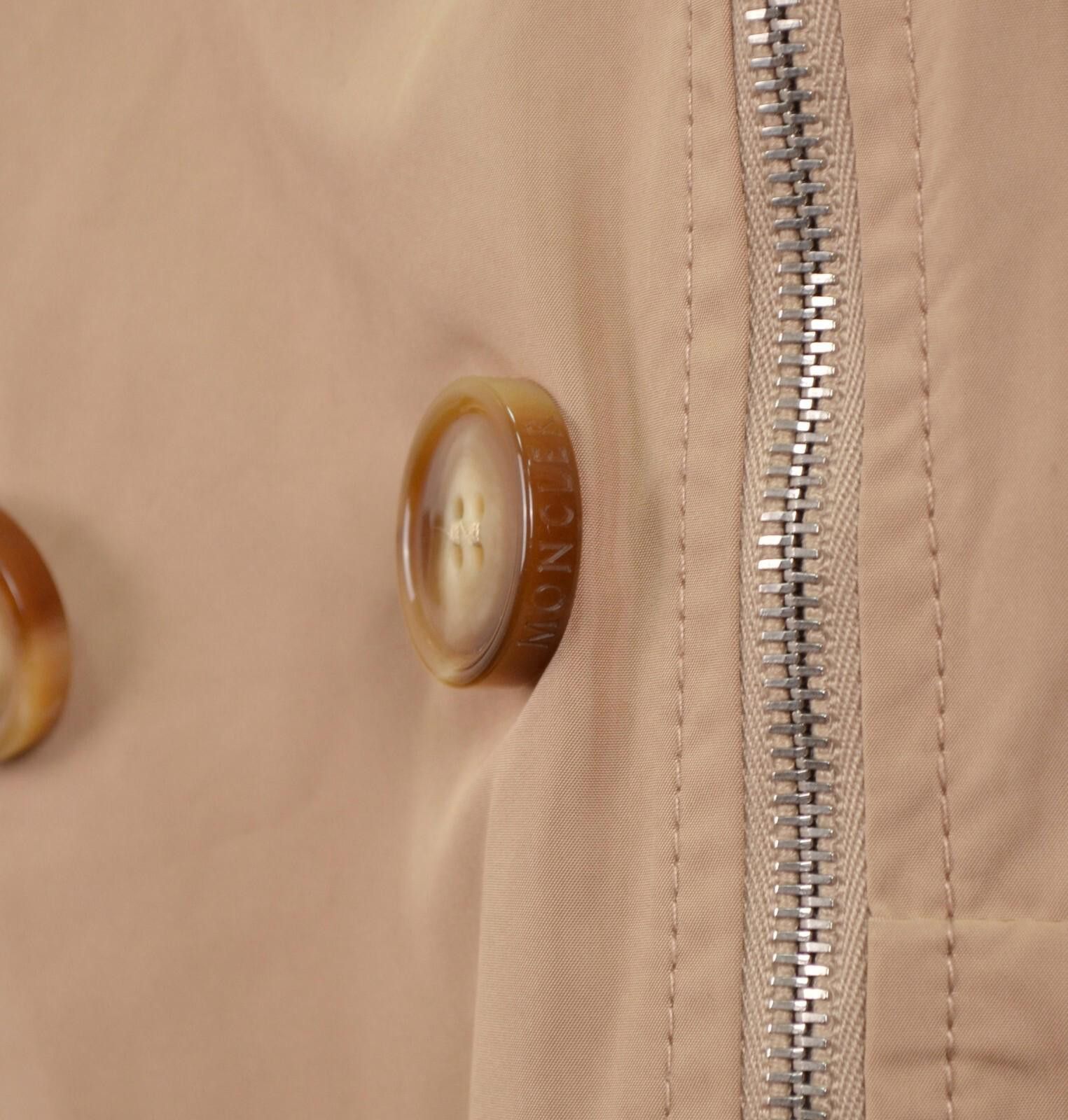 Moncler Womens Moncler Elysee Double Breasted Trench Coat Sz 3/M Size M / US 6-8 / IT 42-44 - 5 Thumbnail