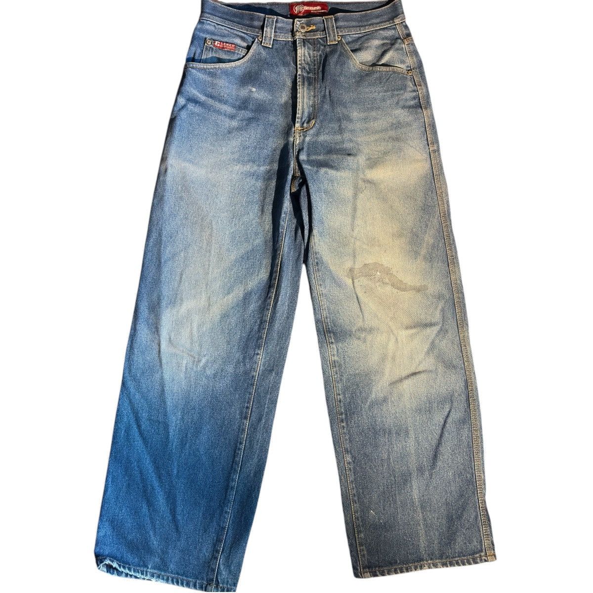 Clench High Waist Clench Wide Leg Jeans Size US 32 / EU 48 - 1 Thumbnail