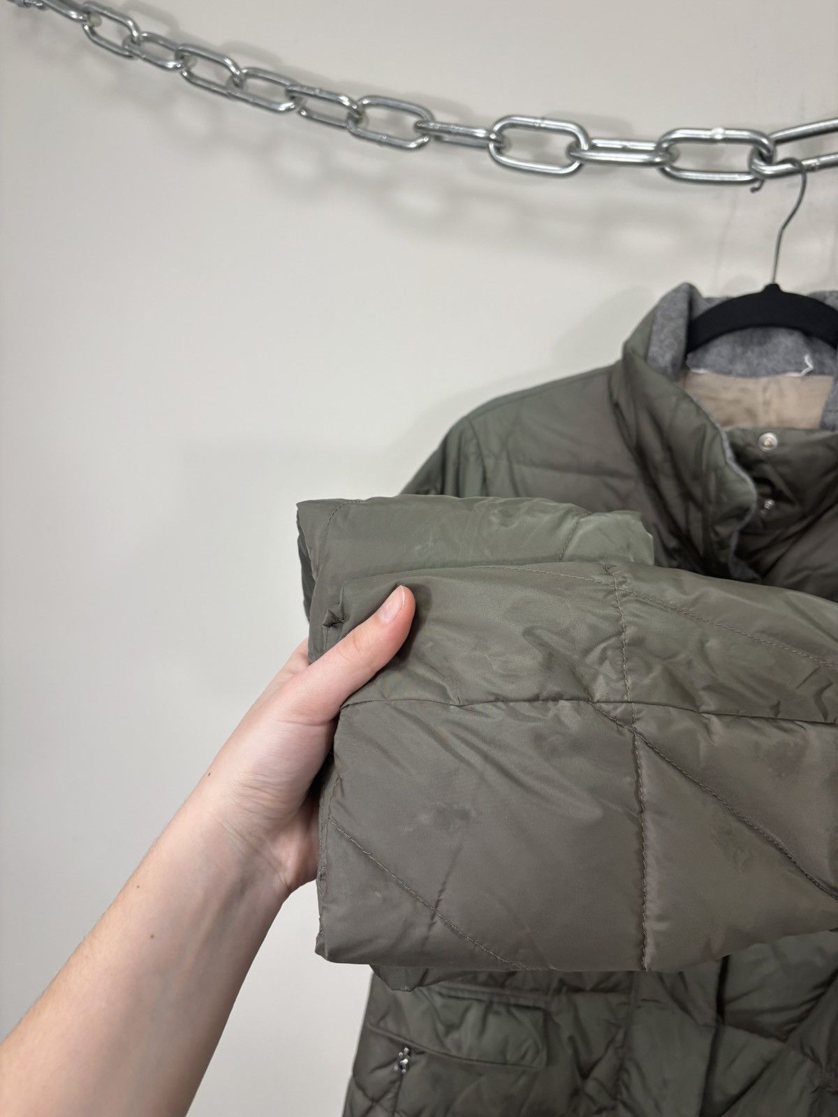 Bogner Bogner Willy Limonta Women’s Khaki Down Puffer Jacket Coat Size M / US 6-8 / IT 42-44 - 15 Thumbnail