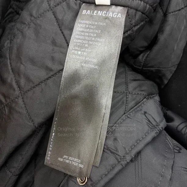 Balenciaga Balenciaga Classic Full Print Dark Pattern Logo Cotton Jac Size US L / EU 52-54 / 3 - 4 Thumbnail