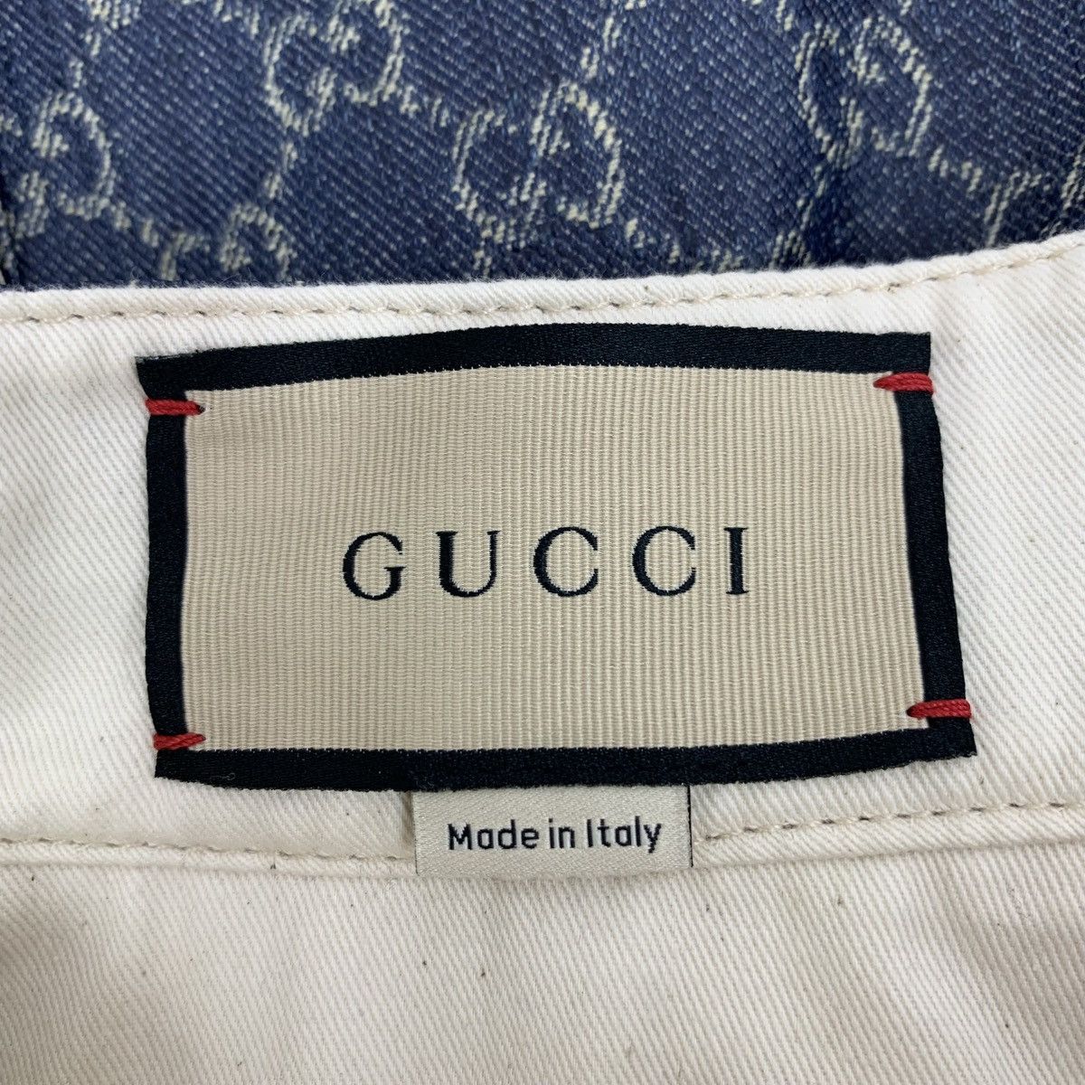Gucci Gucci Blue Allover Logo Jacquard Casual Cargo Jeans K26WX Size US 30 / EU 46 - 6 Thumbnail