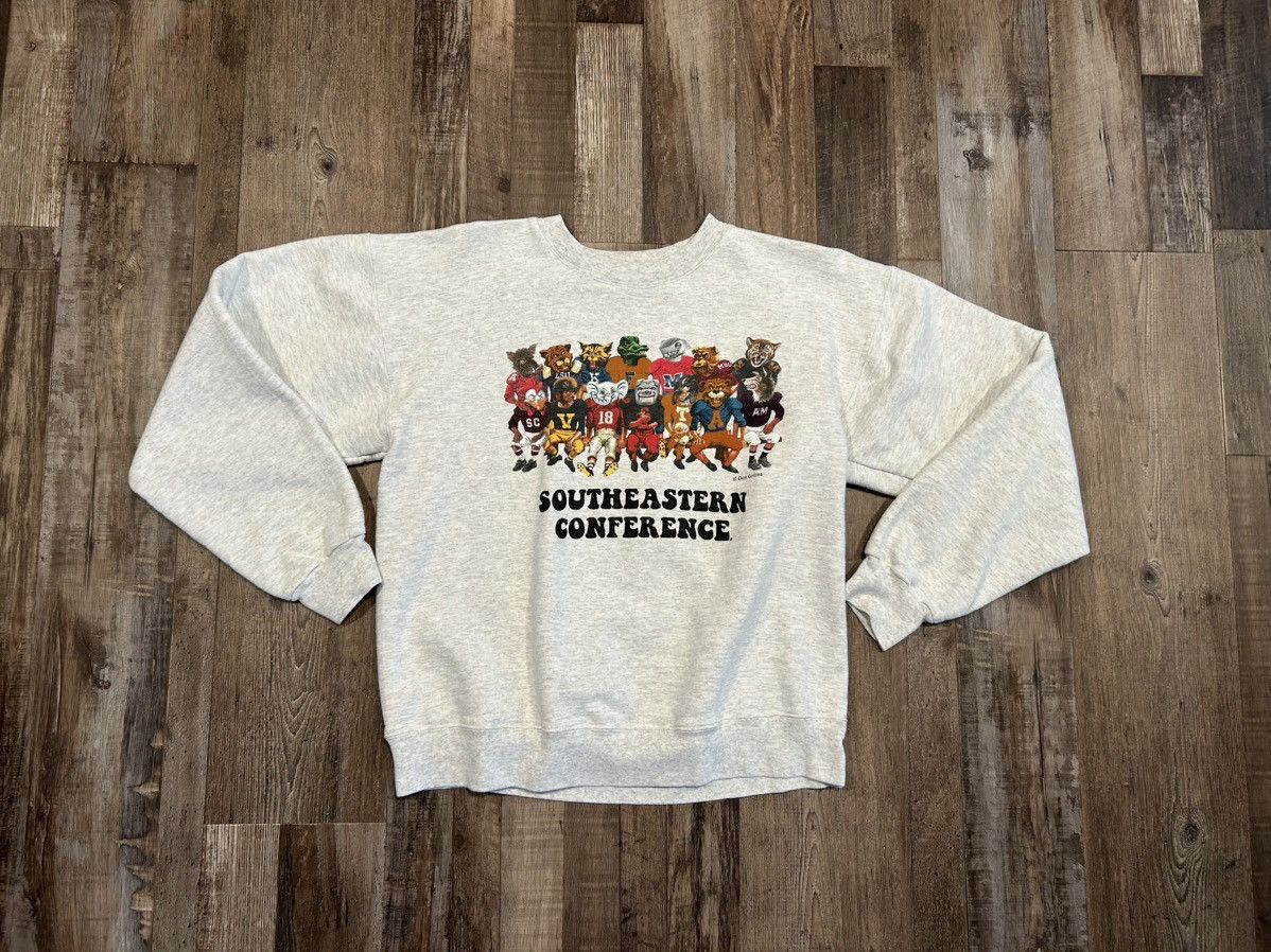 Hanes Hanes SEC Southeastern Conference Crewneck Sweatshirt Size US M / EU 48-50 / 2 - 2 Thumbnail