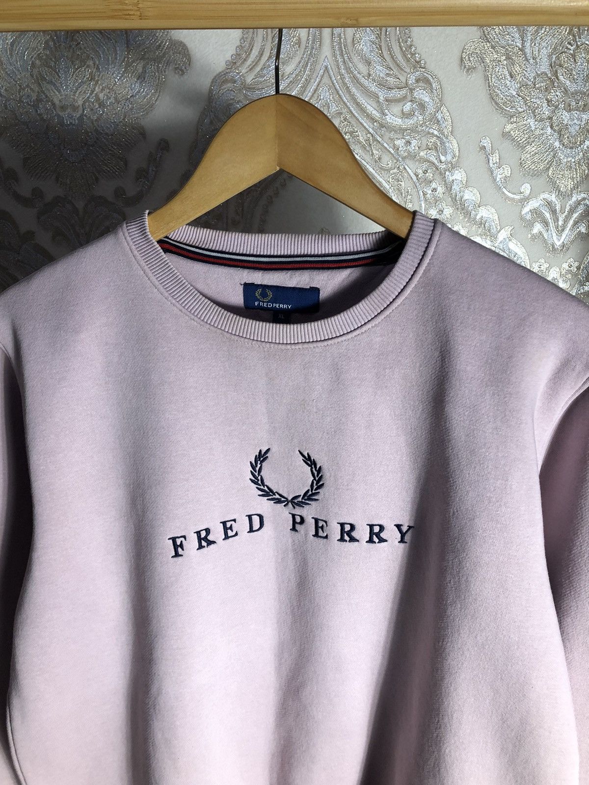 Fred Perry × Vintage VERY RARE FRED PERRY BIG LOGO CASUAL SWEATSHIRT DESIGNER 90s Size US XL / EU 56 / 4 - 2 Thumbnail