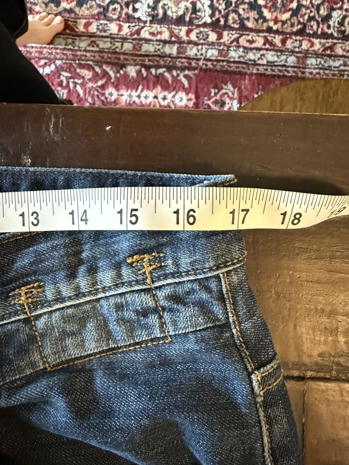 R13 R13 Skinny Blue Wash Jeans Size US 30 / EU 46 - 3 Thumbnail
