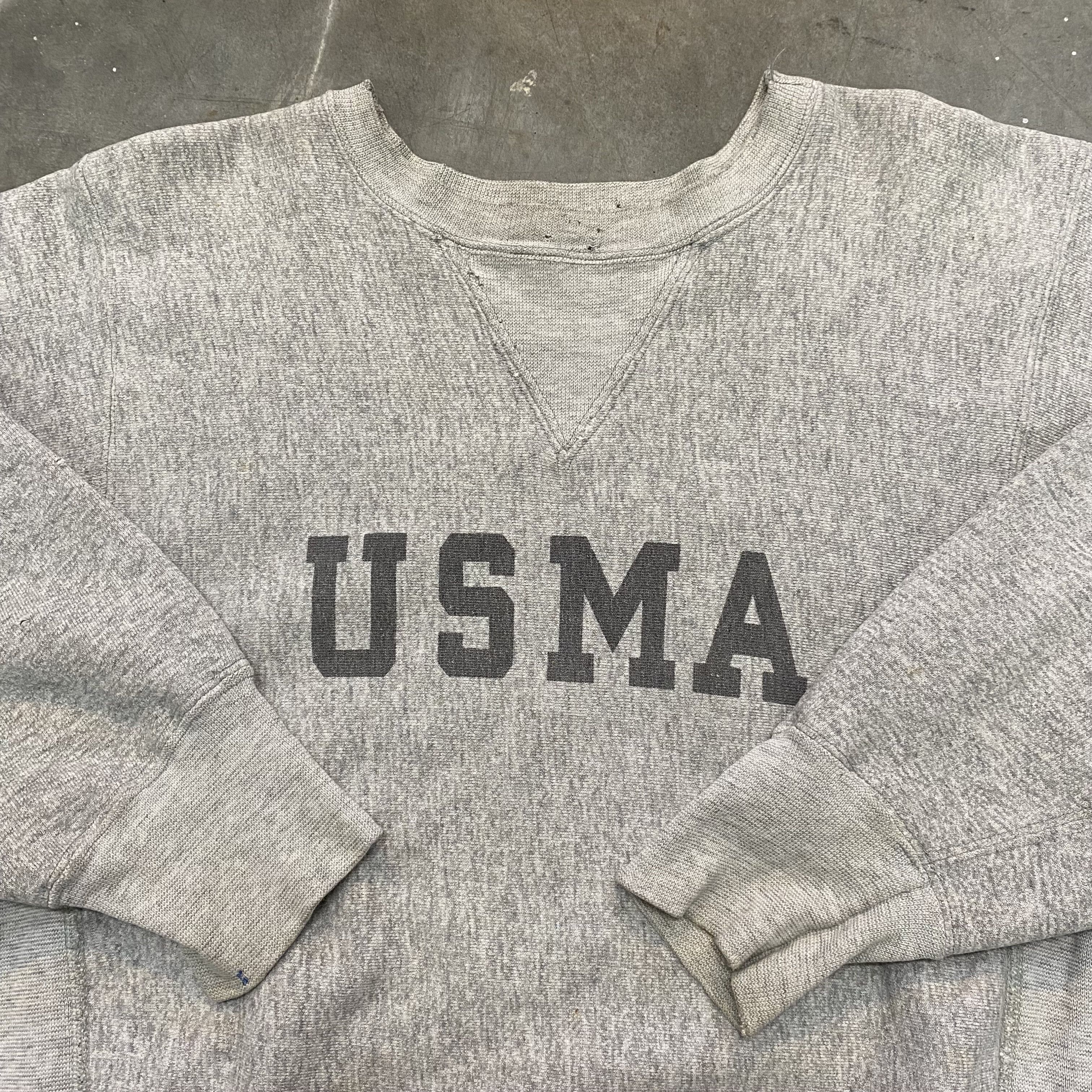 Champion × Vintage VTG 80s Champion Reverse Weave Warm Up USMA Sweatshirt Size US M / EU 48-50 / 2 - 2 Thumbnail