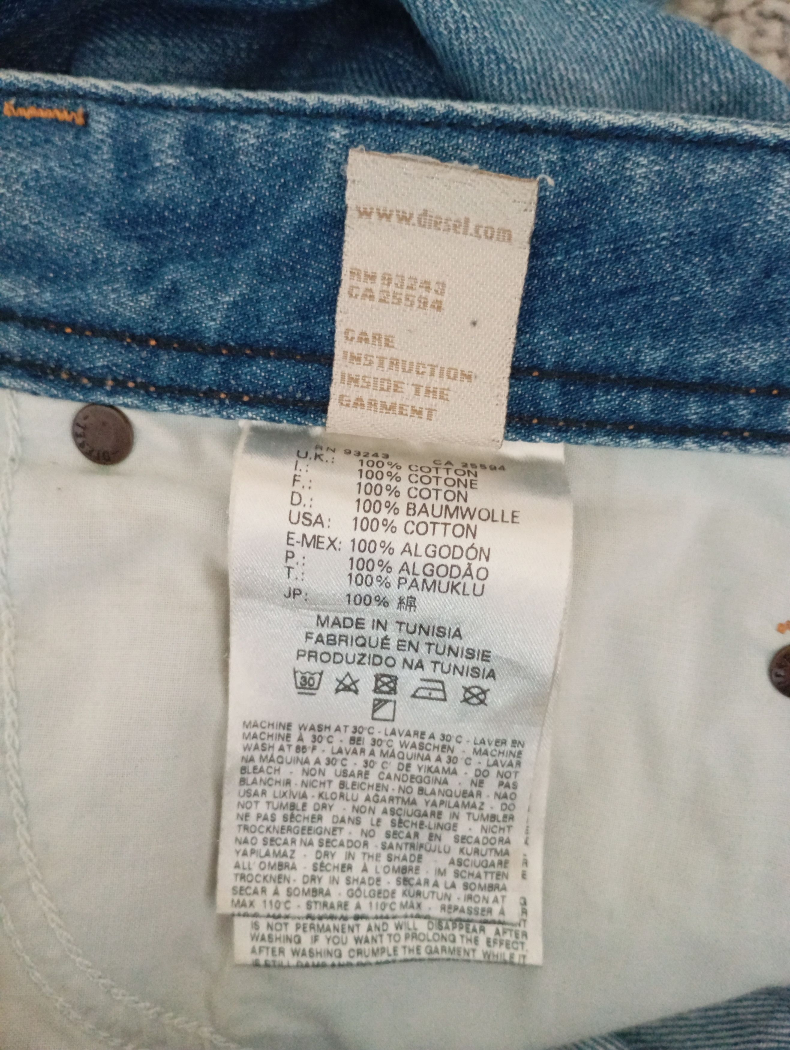 Diesel × Vintage Diesel Safado Faded distressed pants Size US 31 - 6 Thumbnail
