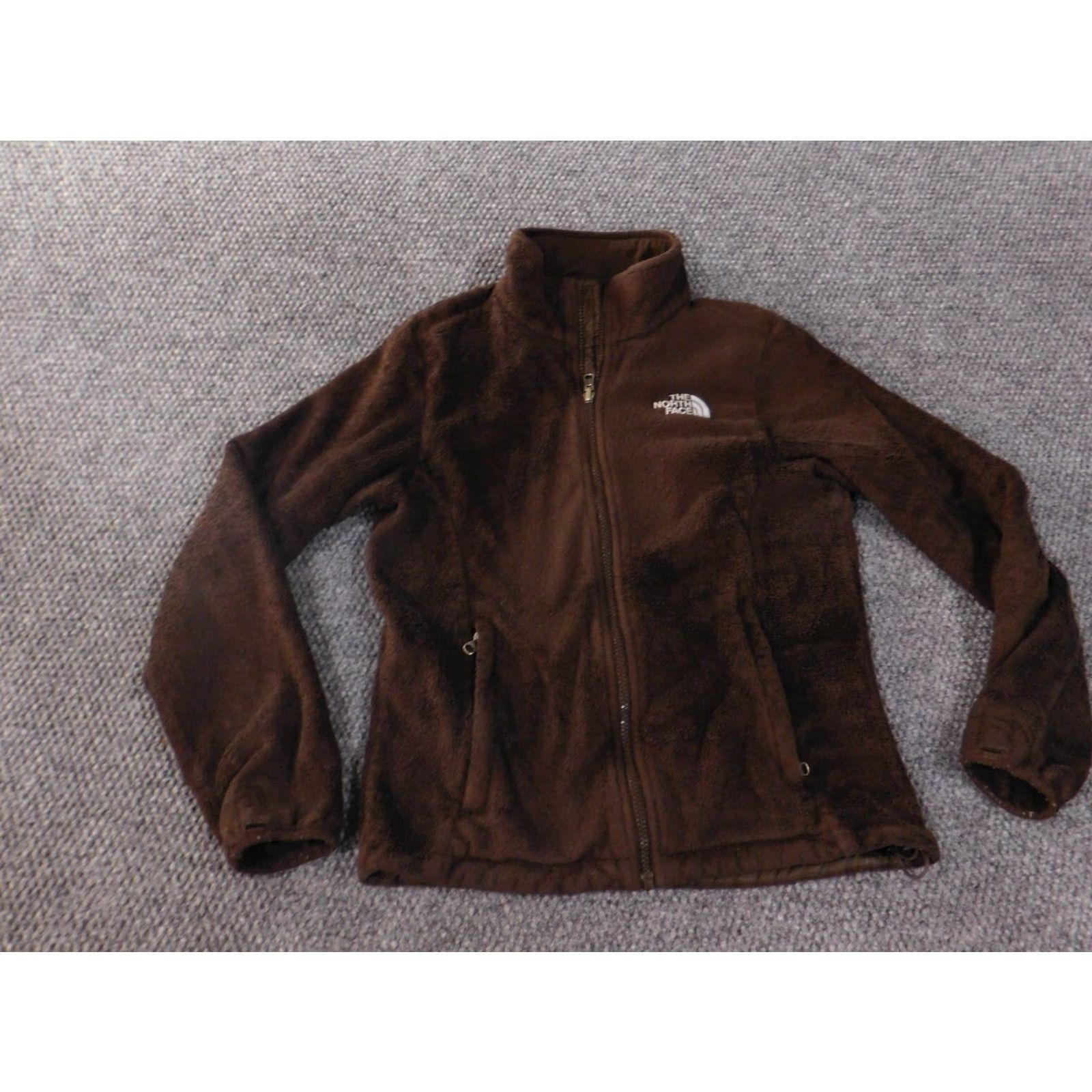 The North Face The North Face Jacket Womens Small Brown Fleece Full Zip Logo Size S / US 4 / IT 40 - 4 Thumbnail