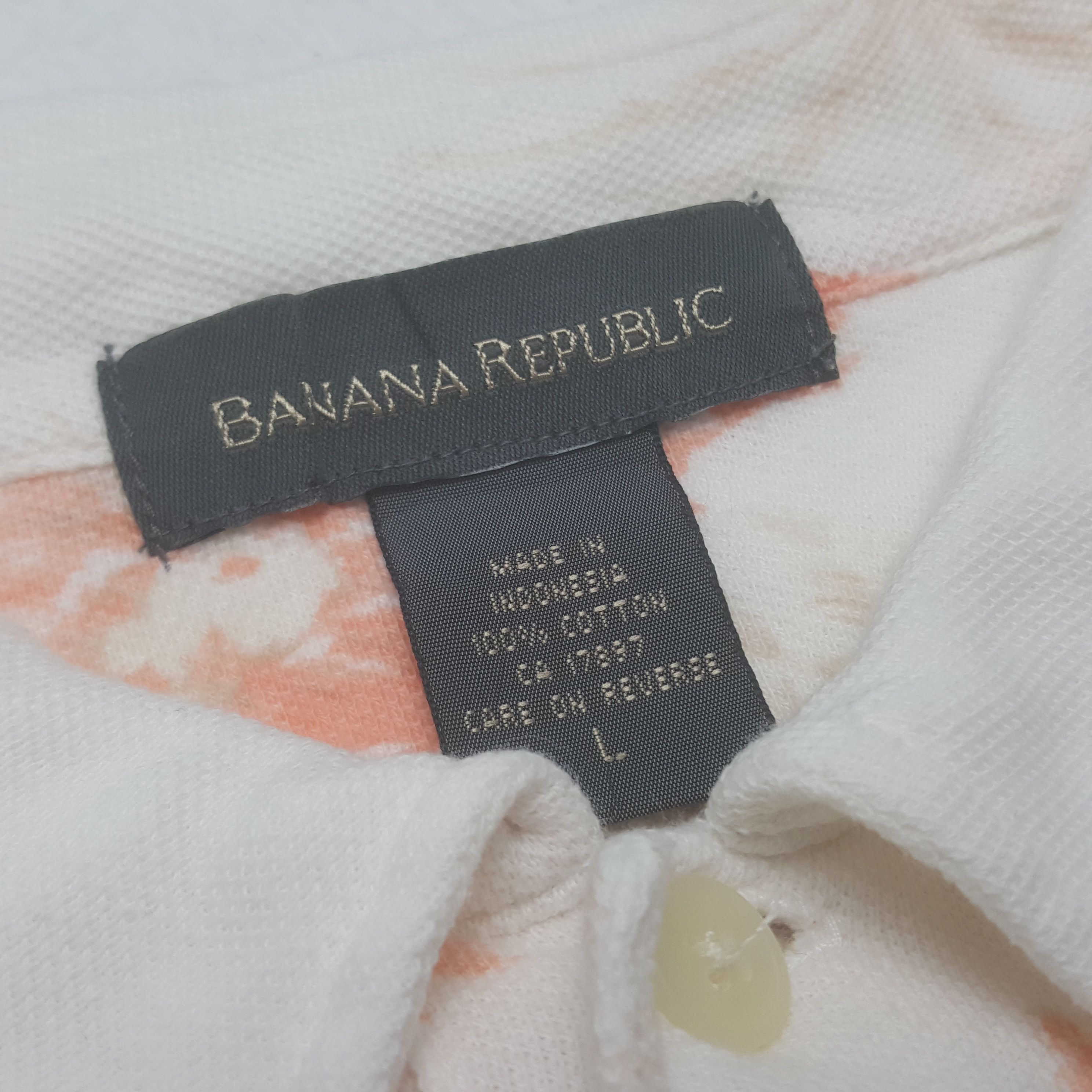 Banana Republic × Vintage Vintage Banana Republic Surf Style Polo Shirt Size US XXL / EU 58 / 5 - 4 Thumbnail