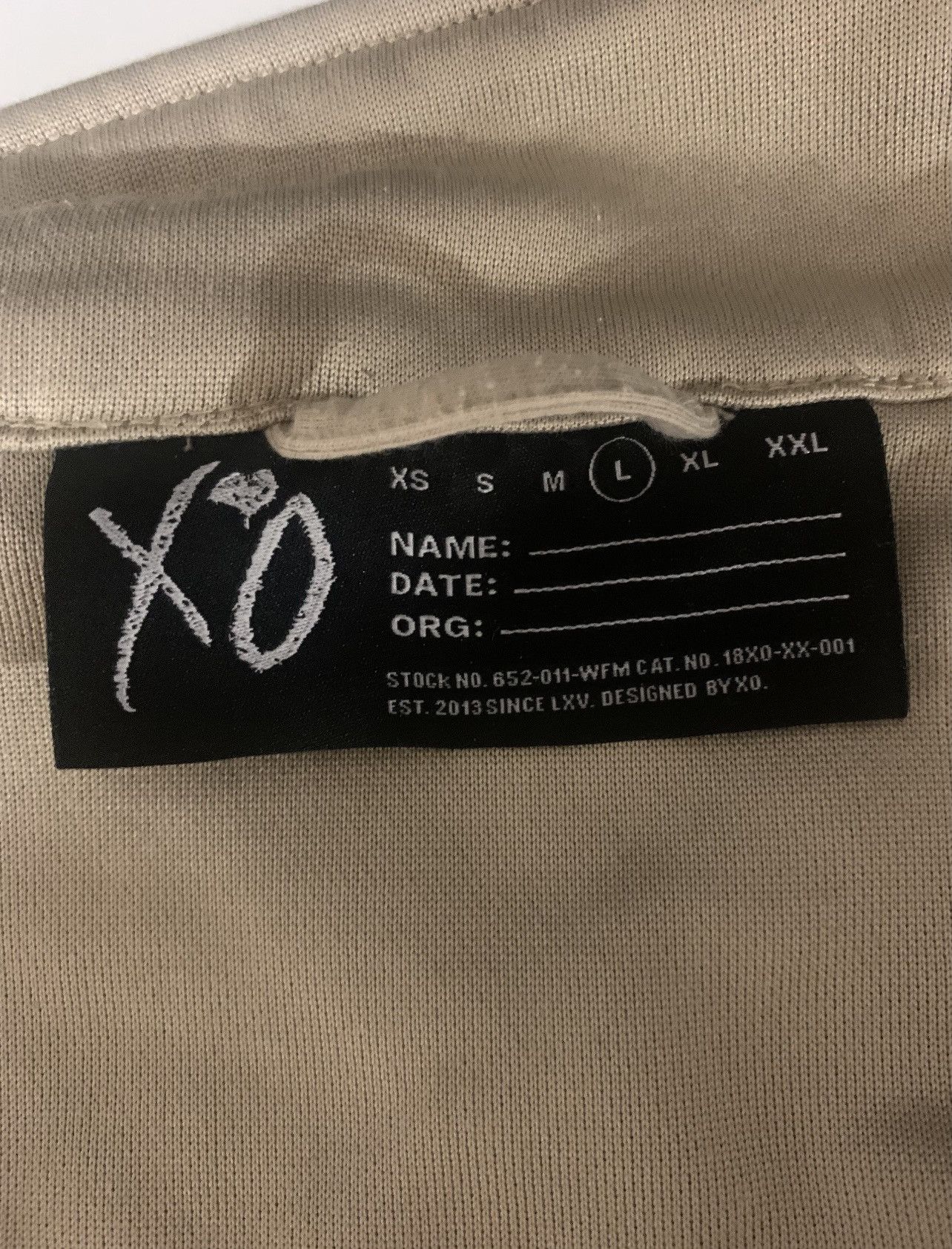 XO The Weeknd XO 002 2018 tracksuit Size US L / EU 52-54 / 3 - 5 Thumbnail