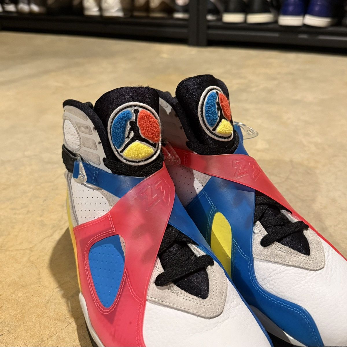 Jordan Brand Air Jordan 8 SP Retro SE White Multicolor 2019 US 11 Size US 11 / EU 44 - 10 Thumbnail