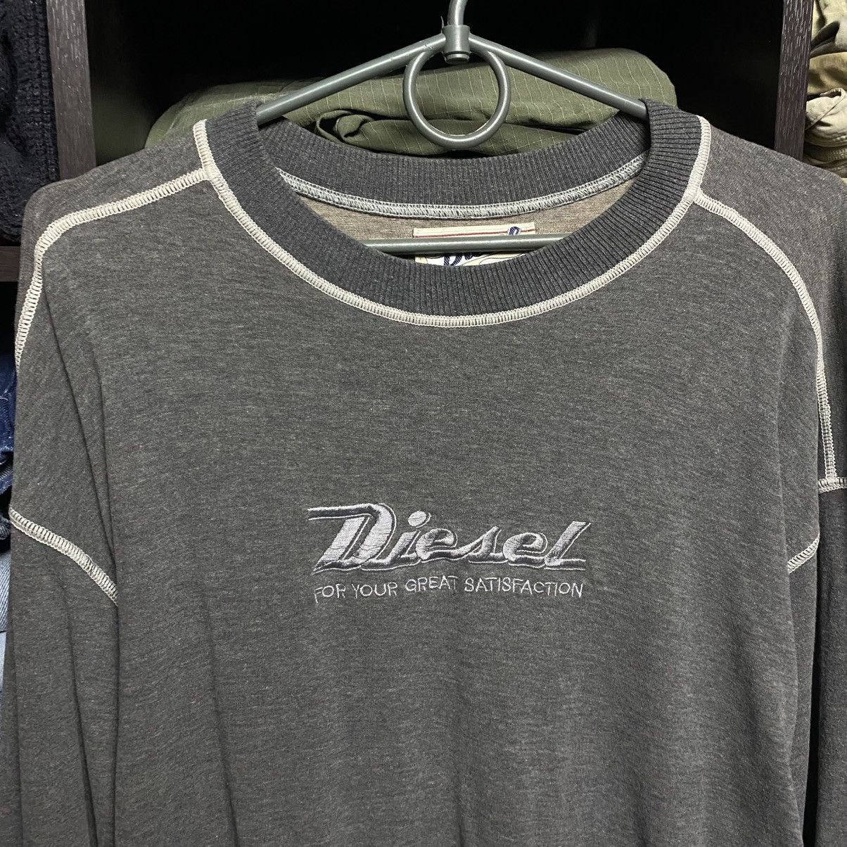 Diesel Vintage Diesel Big Logo y2k japanese opium 90’s longsleeve Size US M / EU 48-50 / 2 - 2 Thumbnail