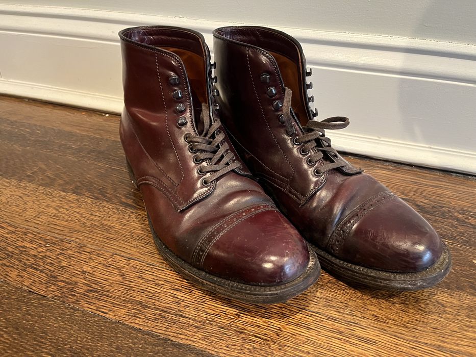 J.Crew Alden for J. Crew Cap Toe Cordovan Boot size 9 / 42 | Grailed