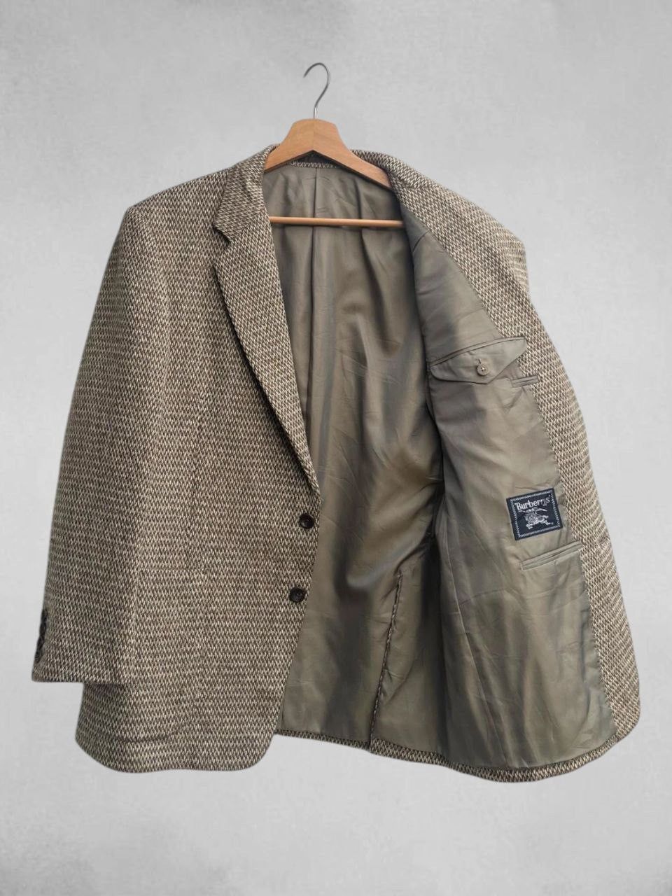 Burberry Vintage Burberrys Knitted Wool Jacket Size US M / EU 48-50 / 2 - 3 Thumbnail