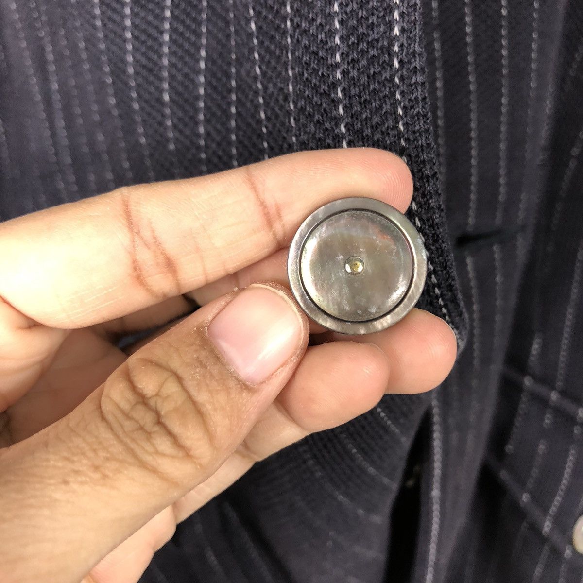 Japanese Brand SHIPS Archive Pinstripe Work Jacket Japanese Utility Cut Size US L / EU 52-54 / 3 - 17 Thumbnail