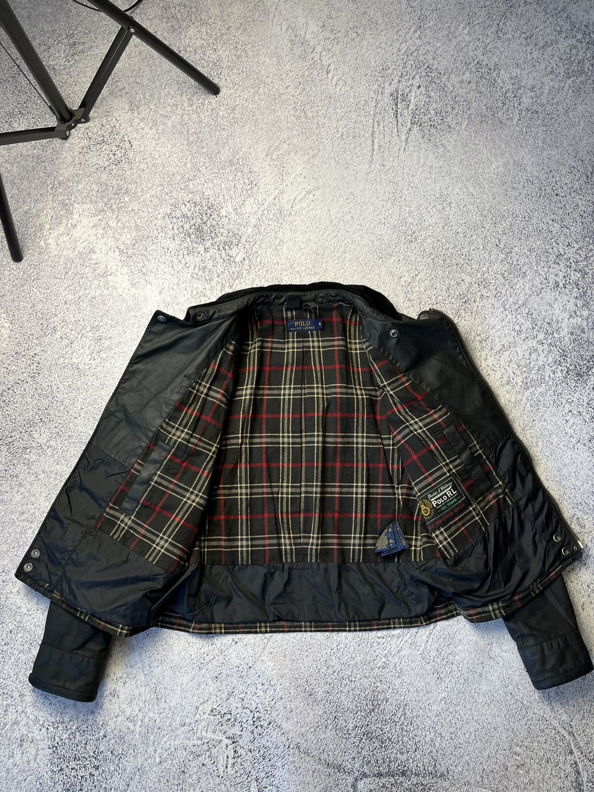 Polo Ralph Lauren Polo Ralph Lauren Double Riders Oiled Leather Jacket Size US S / EU 44-46 / 1 - 16 Thumbnail