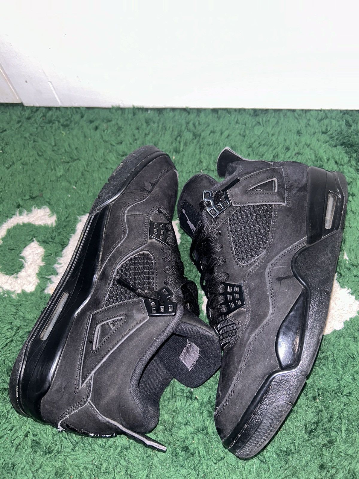 Jordan Brand Jordan 4 black cat size 9.5 Preowned no box Size US 9.5 / EU 42-43 - 3 Thumbnail