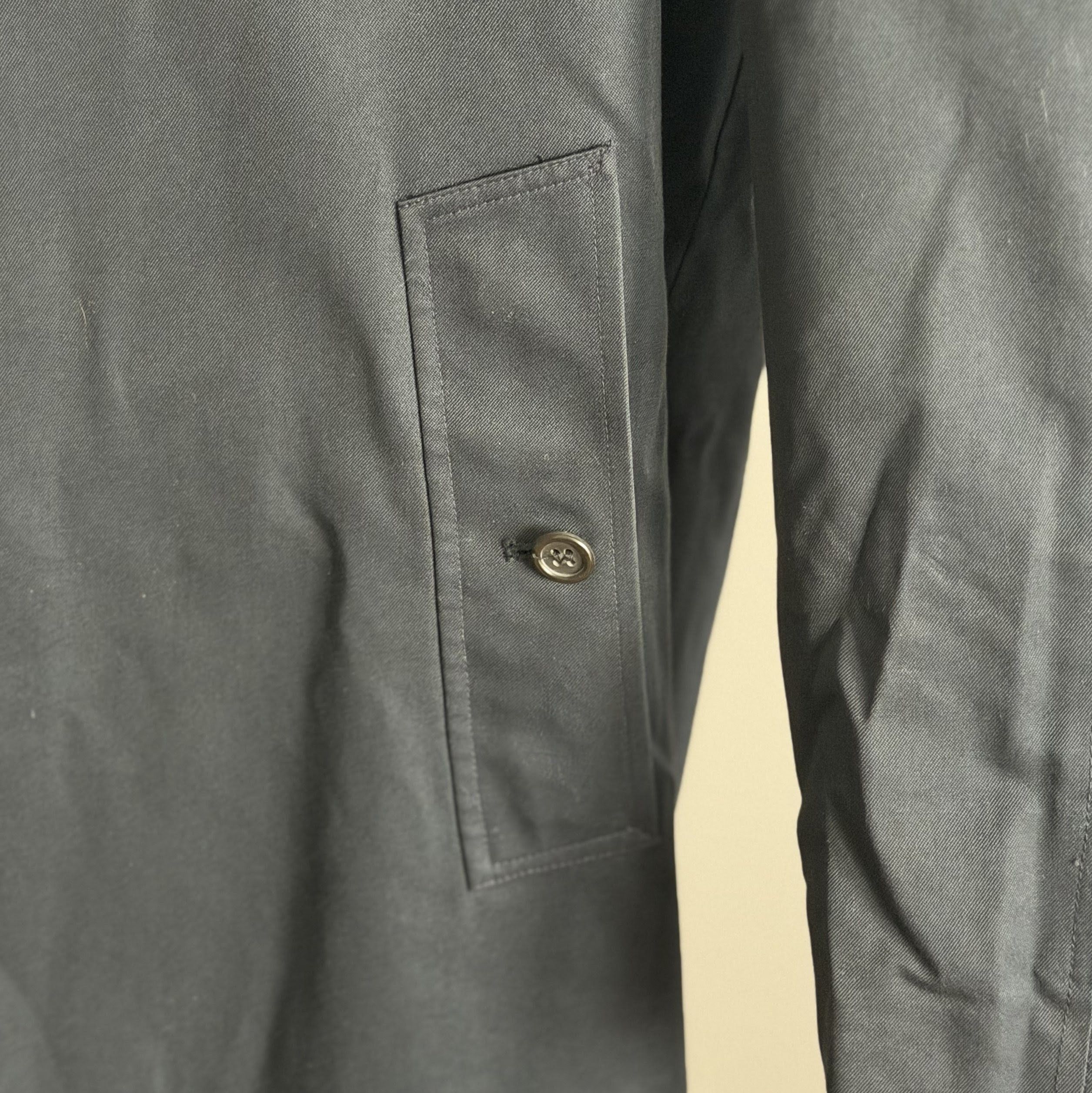Burberry Vintage BURBERRYS London Long Coat Made In England Navy Size US XL / EU 56 / 4 - 6 Thumbnail
