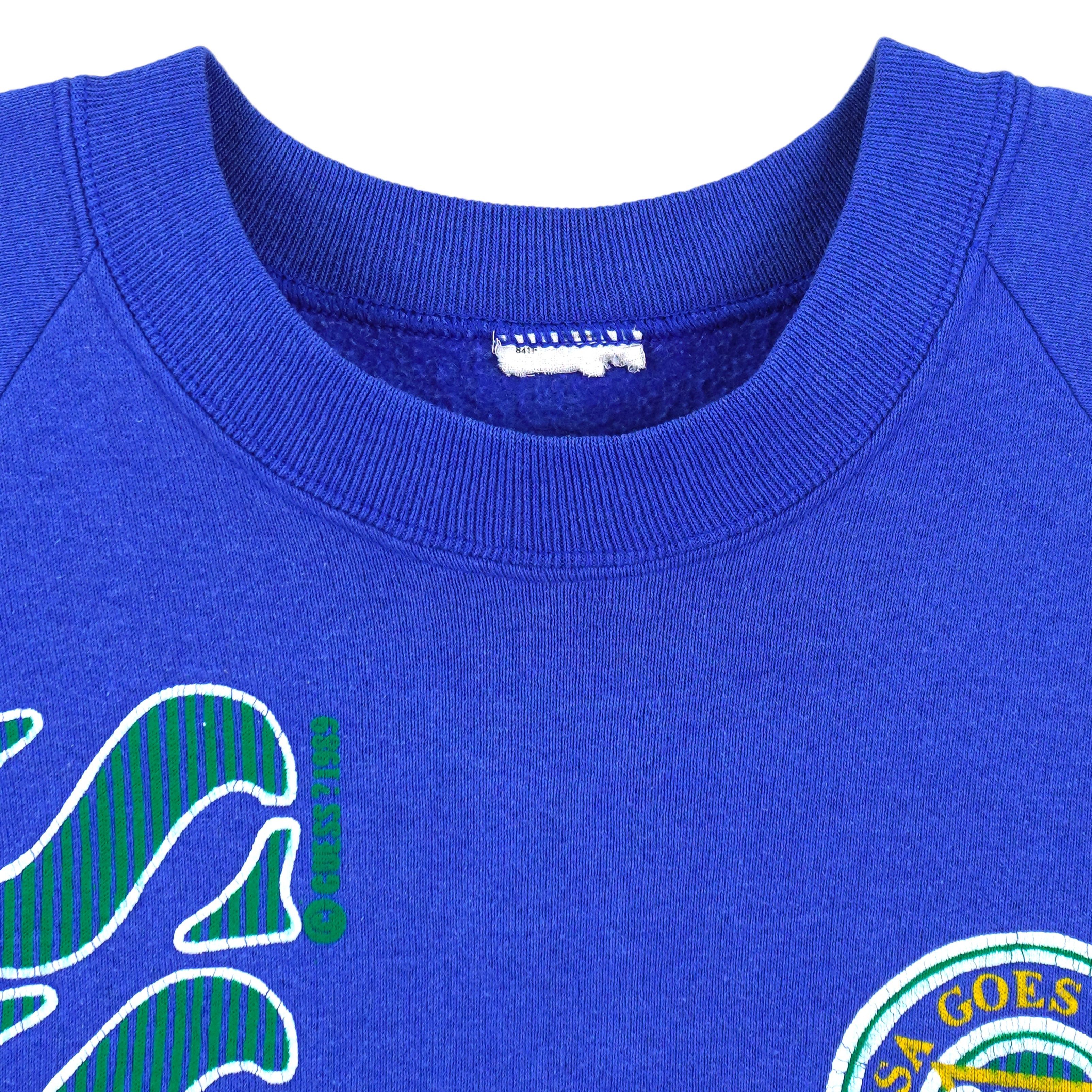 Guess Vintage USA Goes First Class Crew Neck Sweatshirt 1989 Size US M / EU 48-50 / 2 - 5 Thumbnail