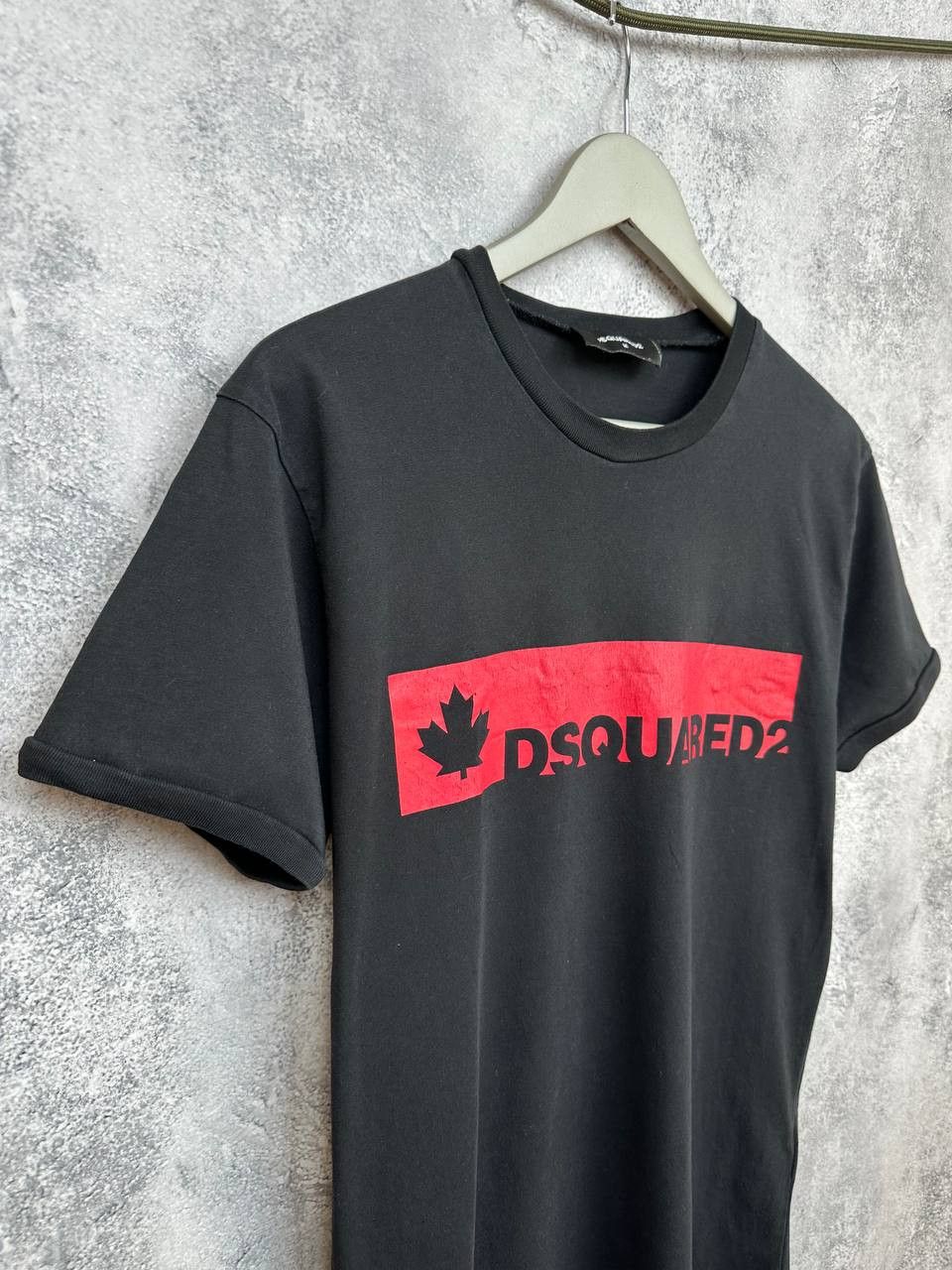 Dsquared2 Dsquared2 Logo T-Shirt Black Red Maple Leaf Portugal Tee Size US M / EU 48-50 / 2 - 3 Thumbnail