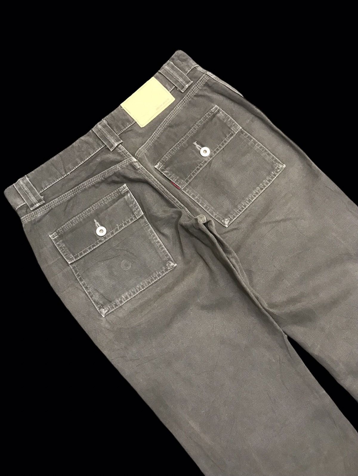 Japanese Brand 💥FLARE💥HIGH ROCK KOJIMA Designr Duck Canvas Bush Pant F120 Size US 30 / EU 46 - 12 Thumbnail