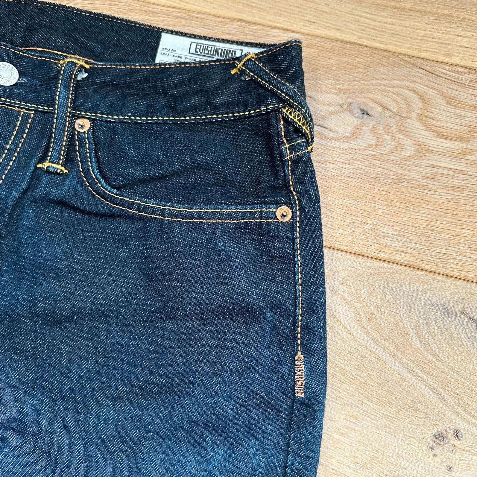 Evisu Jeans Evisu Kuru Seagull Embroidery Lot 2008 Size US 30 / EU 46 - 6 Thumbnail