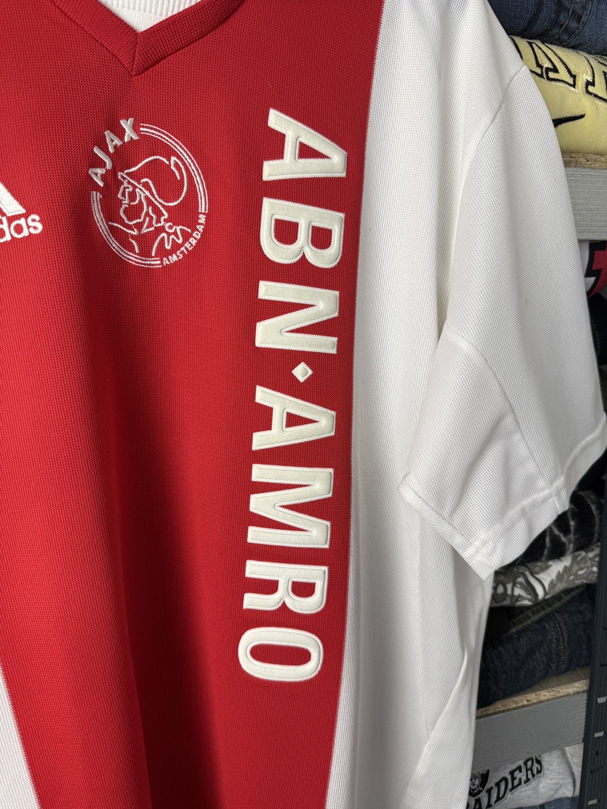 Adidas Vintage 2001 Adidas Jersey FC Ajax Amsterdam T Shirt Size US L / EU 52-54 / 3 - 4 Thumbnail