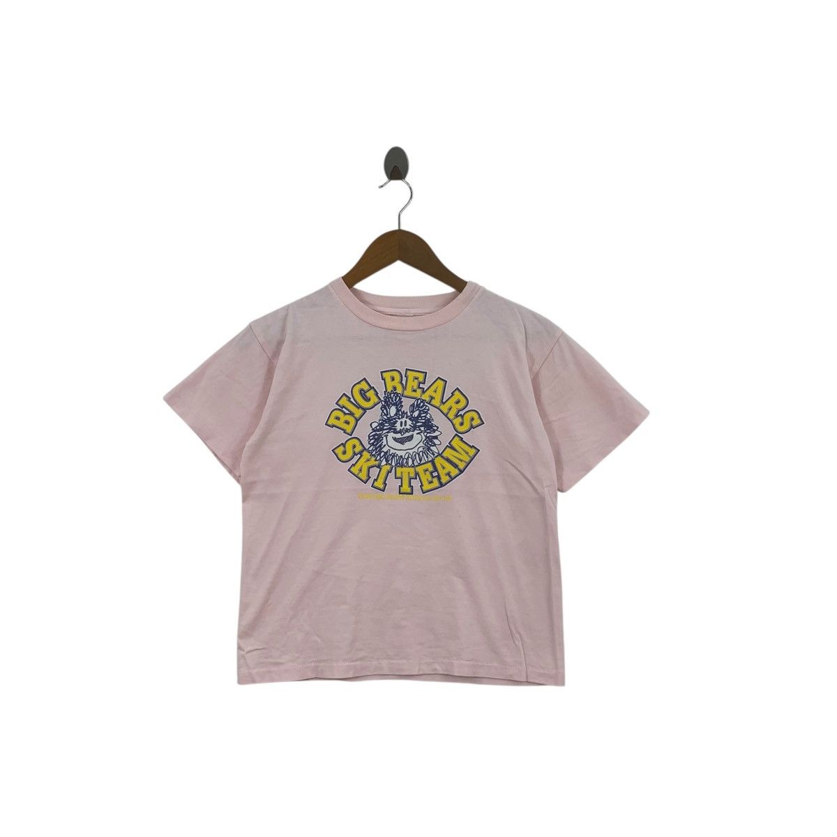 Other Vintage BIG BEARS PINK Ski Team College Tee Shirt Top Size S / US 4 / IT 40 - 1 Thumbnail