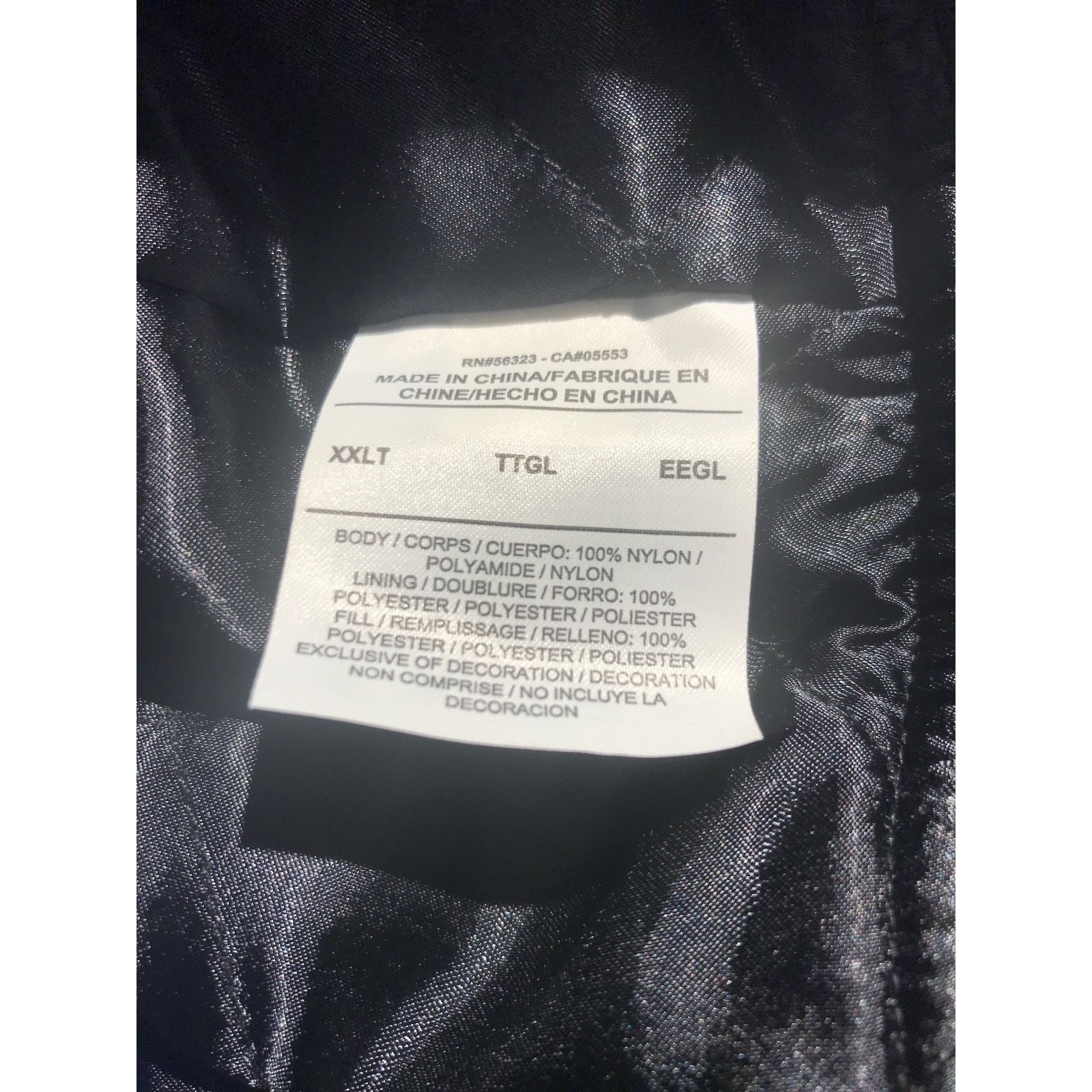 Jordan Brand Air Jordan 1 Wings Retro Royal Authentic Black Satin Jacket Size US XXL / EU 58 / 5 - 4 Thumbnail