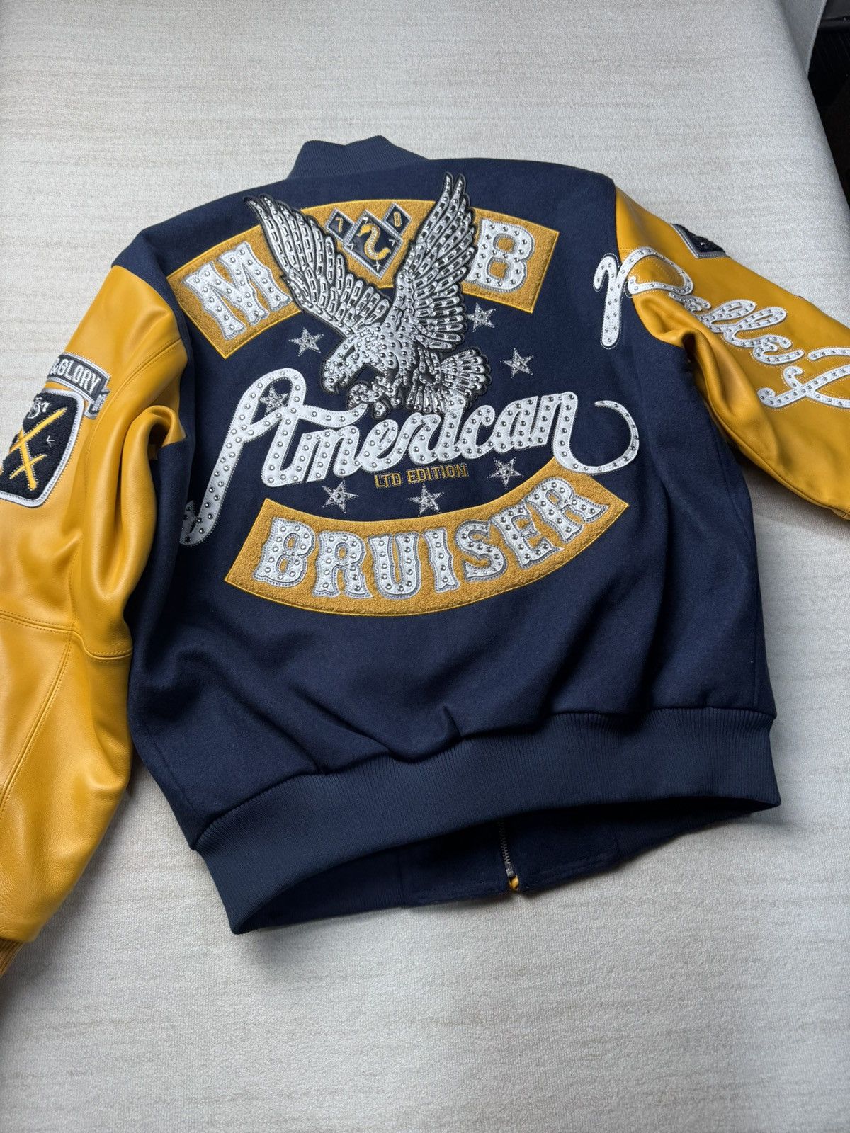 Pelle Pelle America bruiser varsity jacket Size US XL / EU 56 / 4 - 1 Thumbnail