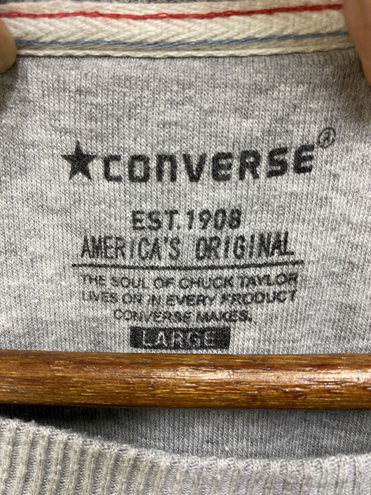 Converse Converse All Star Sweatshirt Spellout Big Logo Size L Size US L / EU 52-54 / 3 - 7 Thumbnail