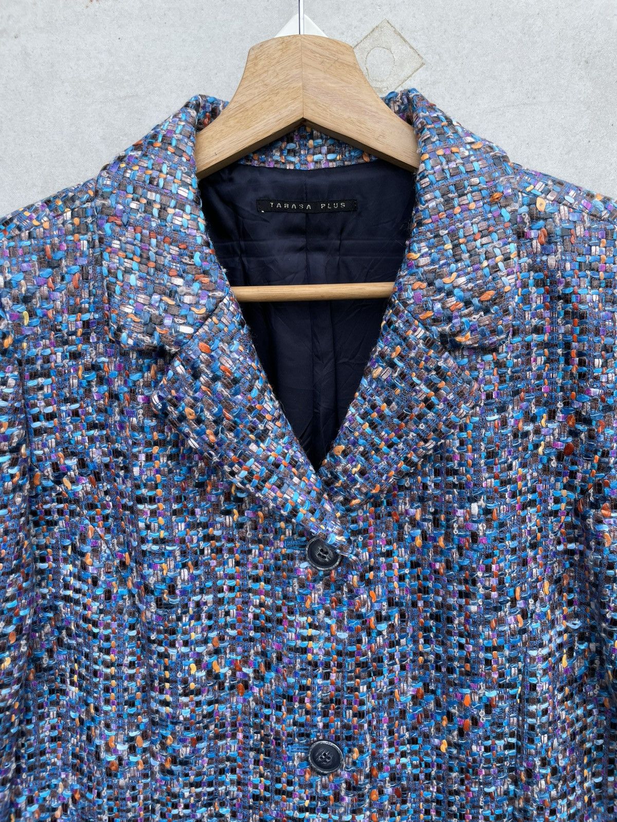 Japanese Brand 🔥Accept Binding Offer🔥 Tabasa Plus Tweed Coat Jacket Size M / US 6-8 / IT 42-44 - 6 Thumbnail