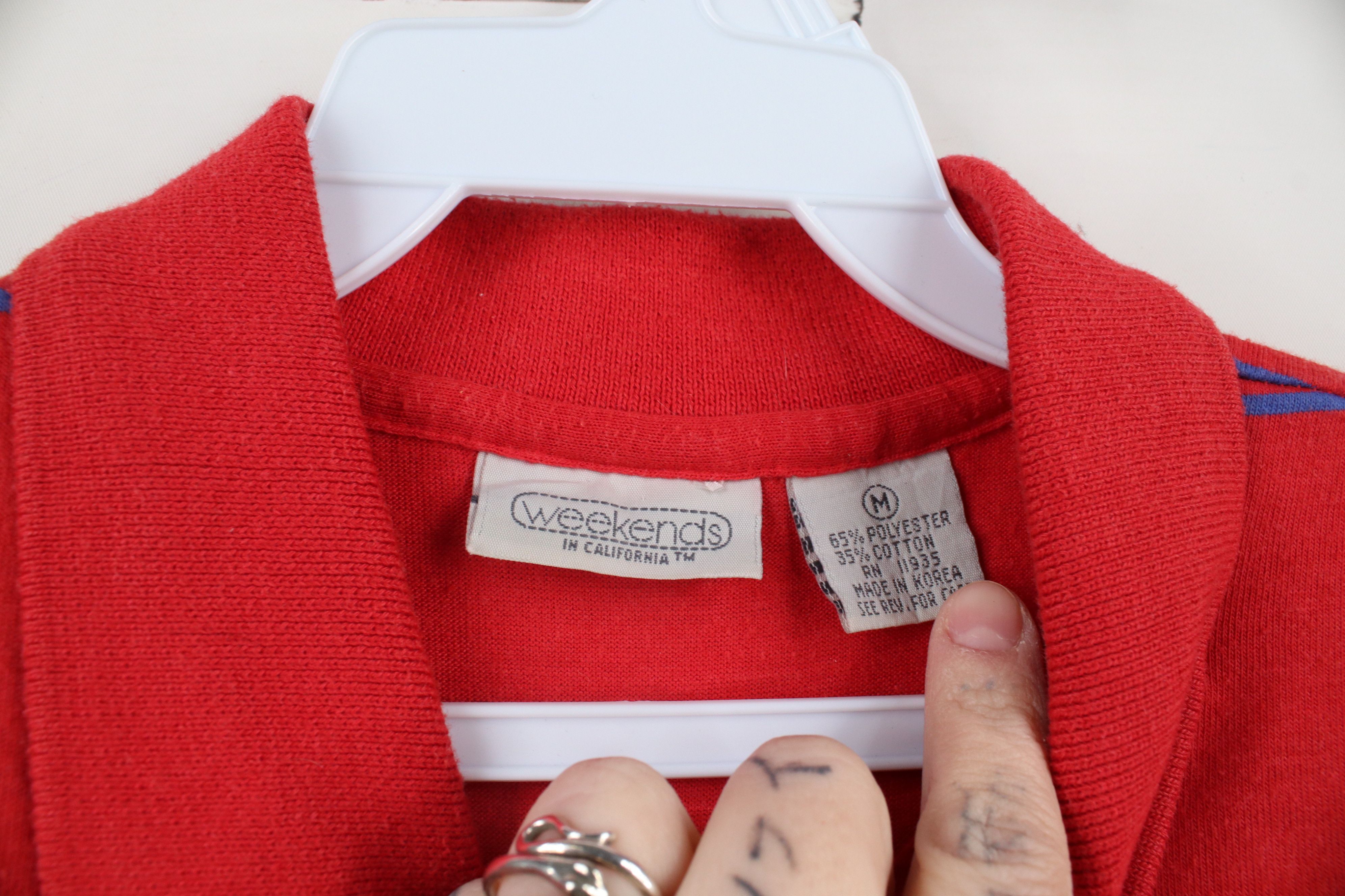 Vintage Vintage 70s Streetwear Knit Short Sleeve Collared Polo Shirt Size US M / EU 48-50 / 2 - 8 Thumbnail