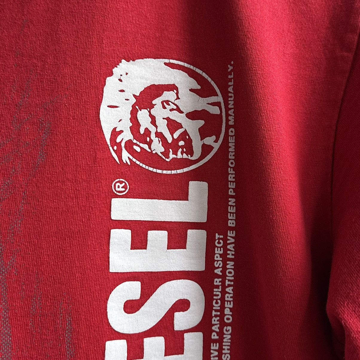 Diesel × Vintage VINTAGE Y2K DIESEL BIG LOGO TEE Size US L / EU 52-54 / 3 - 7 Thumbnail