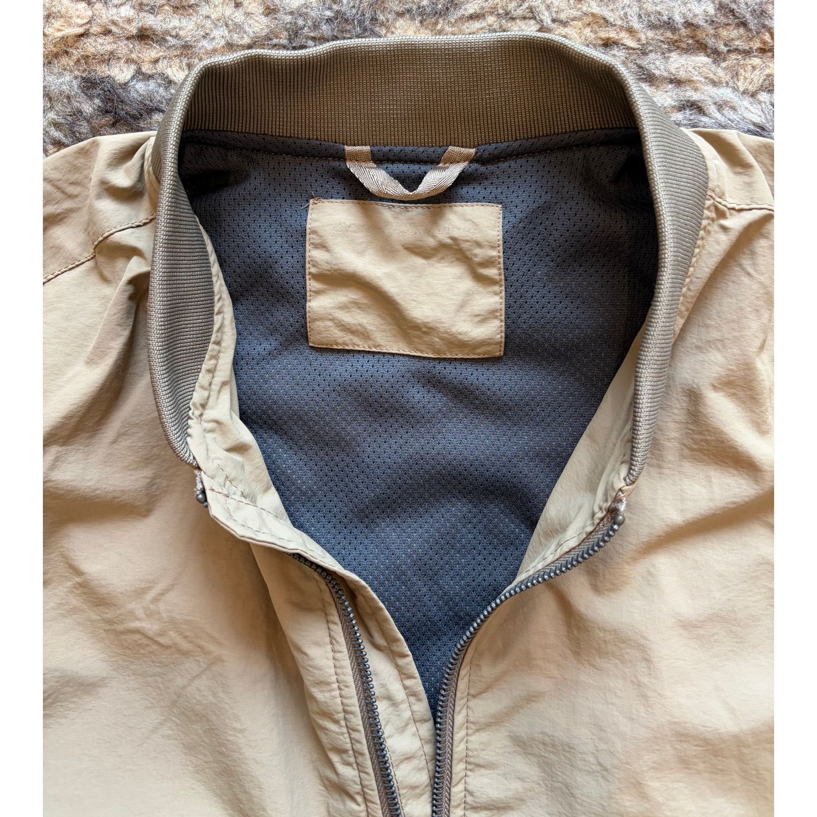 Banana Republic Men’s tan khaki bomber jacket Baracuta Large Banana Republic Size US L / EU 52-54 / 3 - 4 Thumbnail