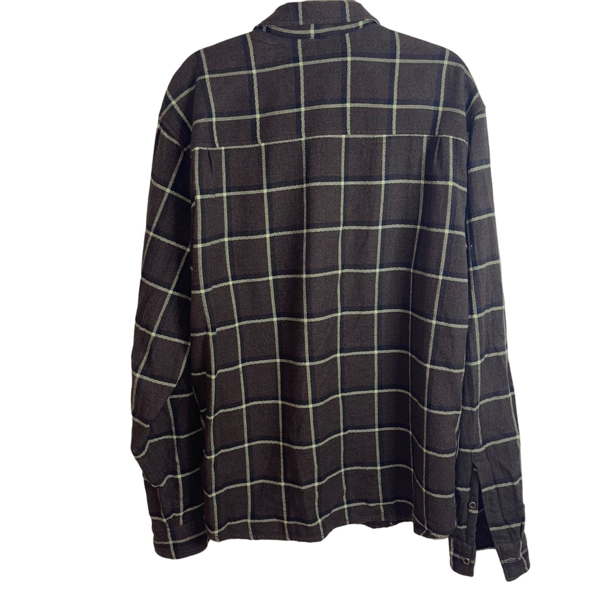 Prana Prana Mens Shirt Size XL Brown Plaid Long Sleeve Size US XL / EU 56 / 4 - 2 Thumbnail