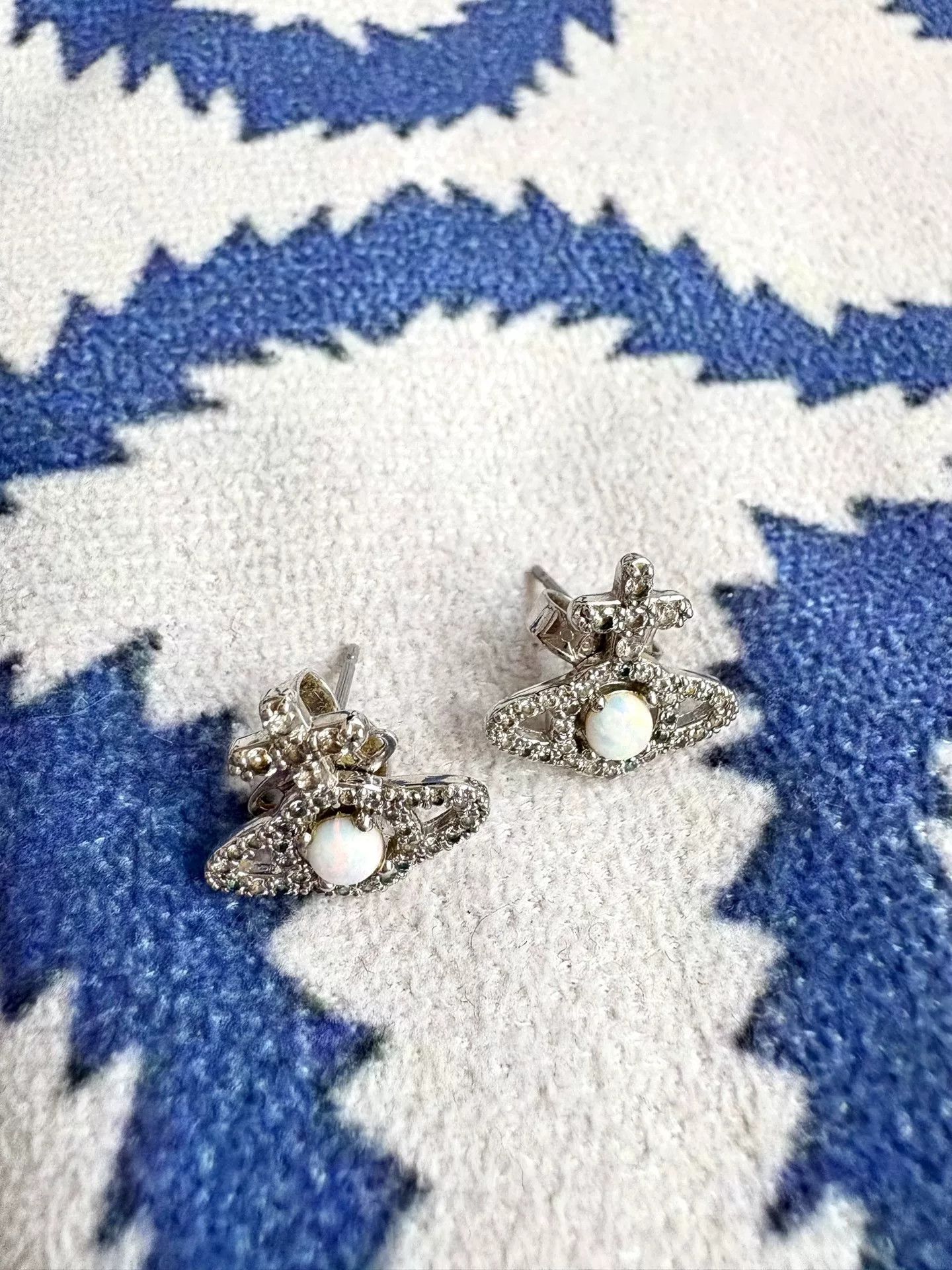 Vivienne Westwood vivienne westwood opal saturn earrings Size ONE SIZE - 1 Thumbnail